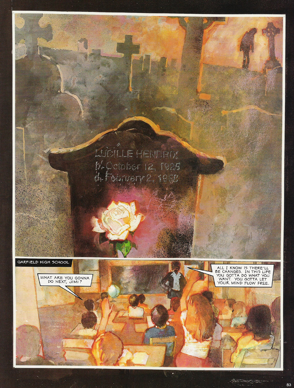 Read online Voodoo Child - The Illustrated Legend of Jimi Hendrix comic -  Issue # TPB - 86