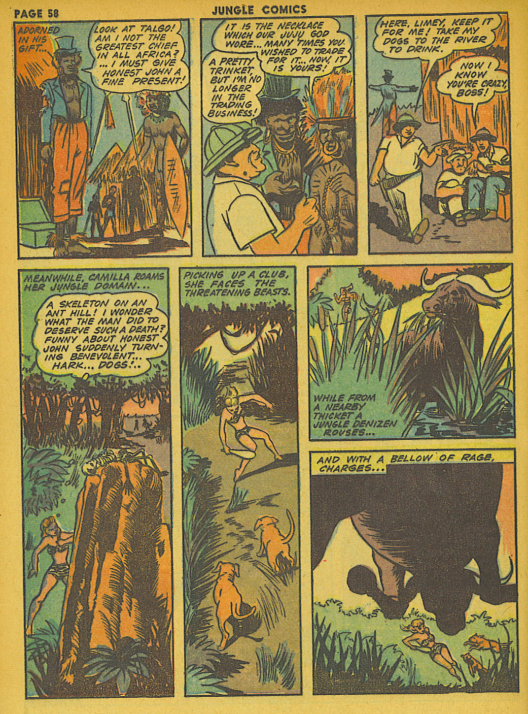 Read online Jungle Comics comic -  Issue #41 - 60