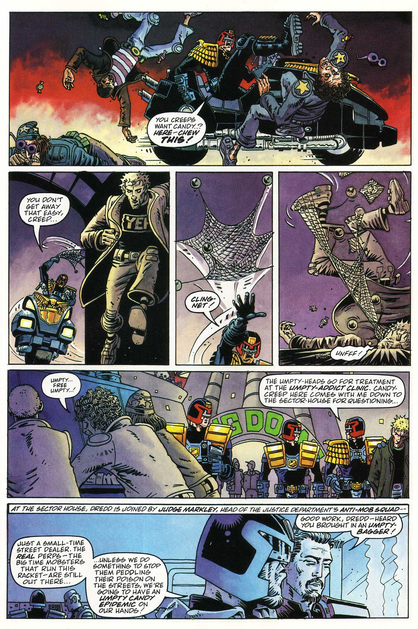 Read online Judge Dredd Lawman of the Future comic -  Issue #12 - 22