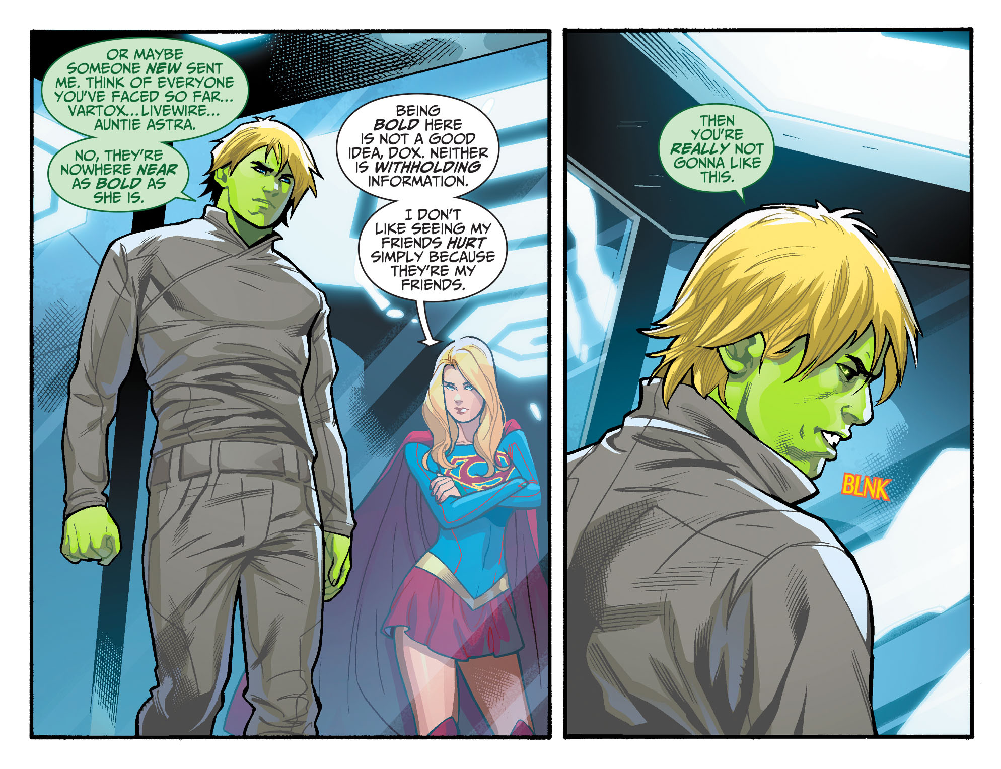 Read online Adventures of Supergirl comic -  Issue #6 - 8