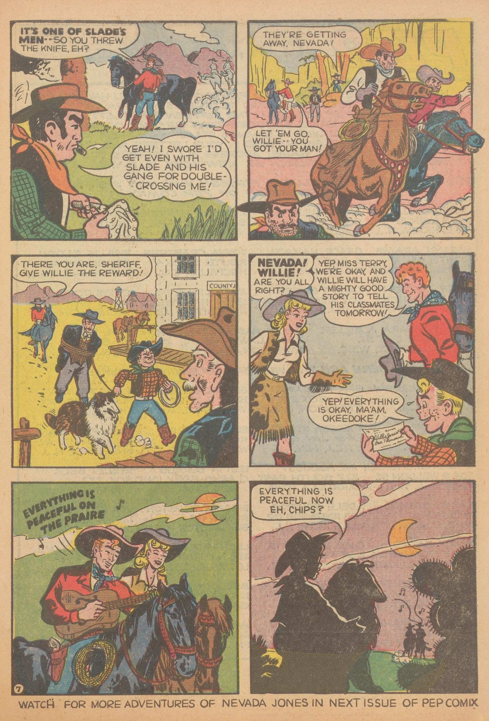 Read online Pep Comics comic -  Issue #66 - 39