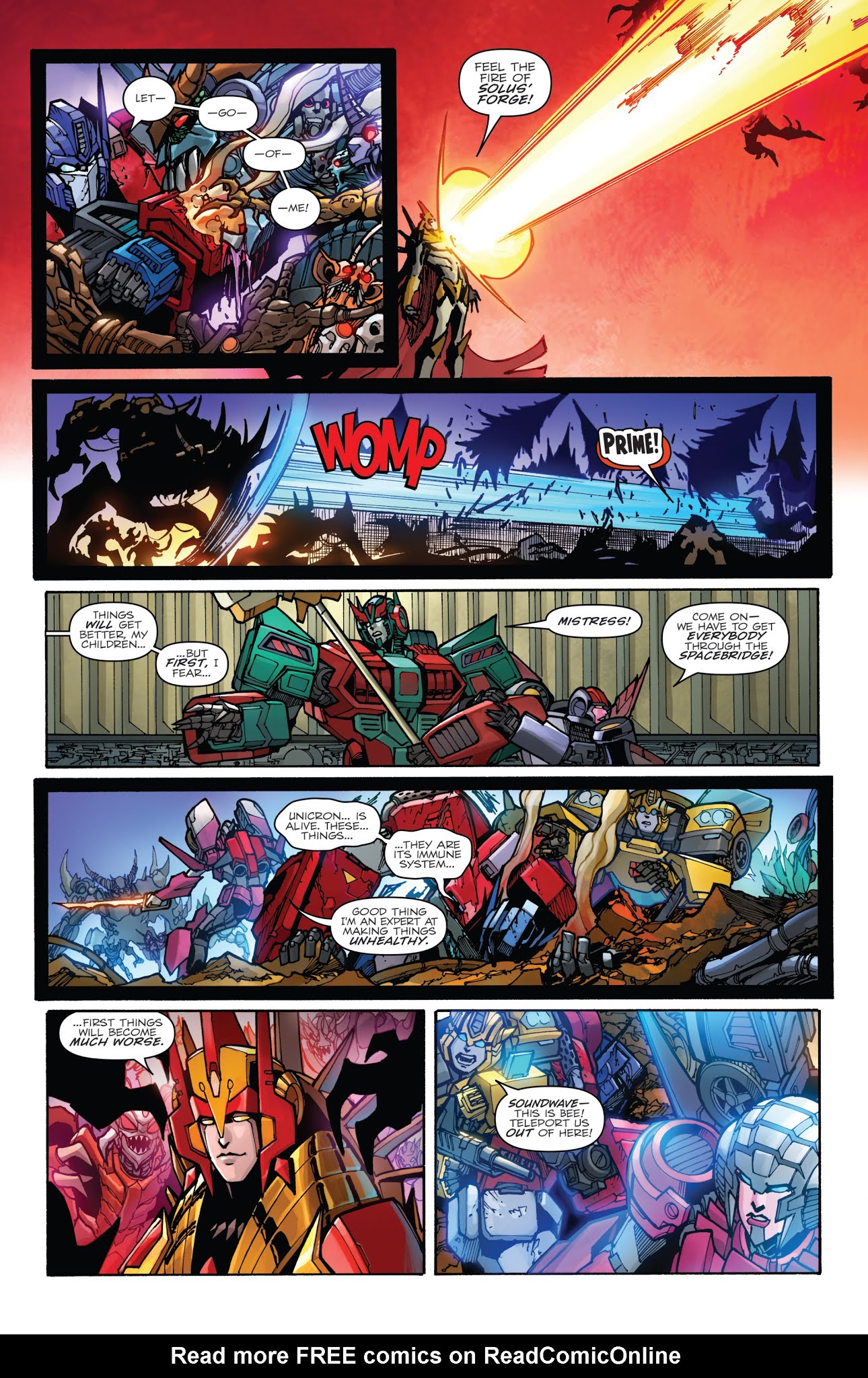 Read online Transformers: Unicron comic -  Issue #1 - 19