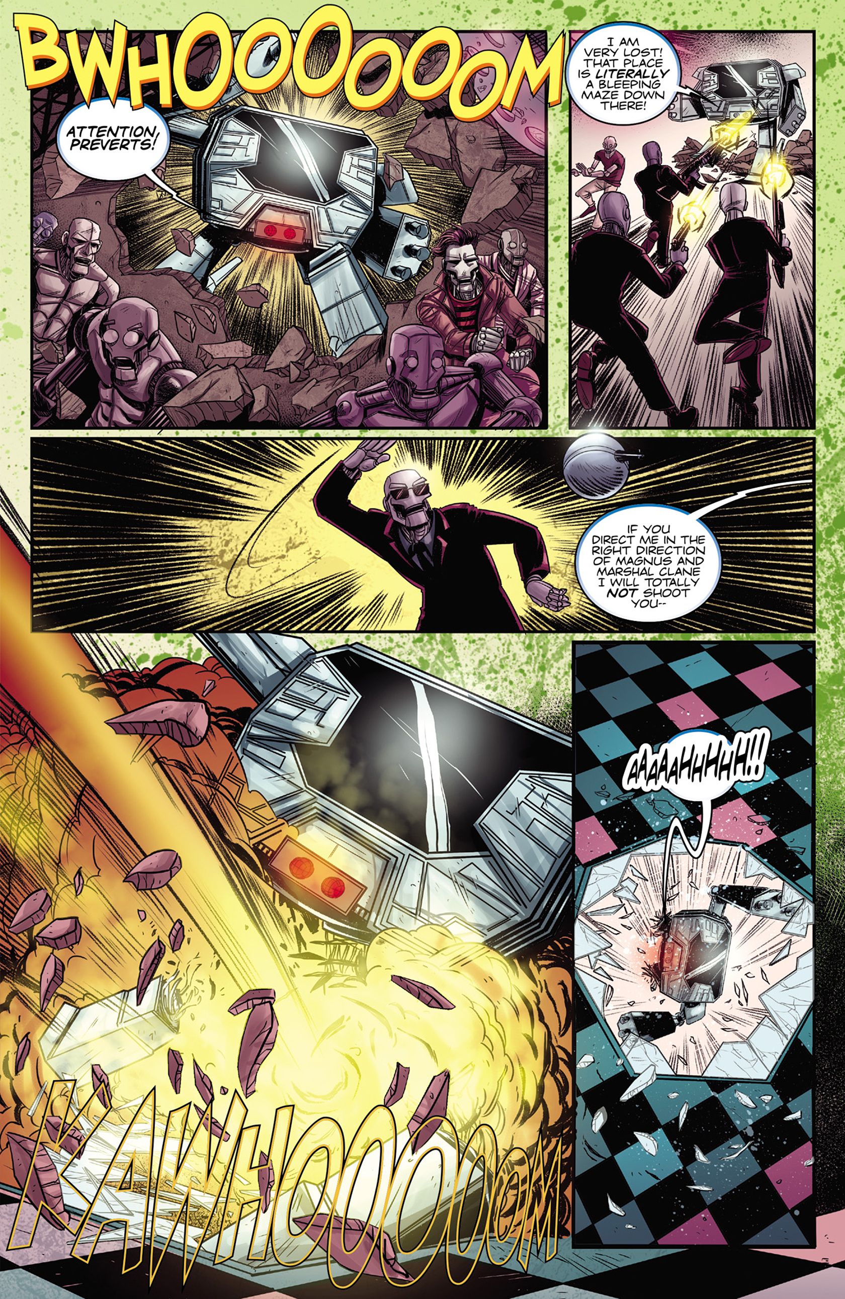 Read online Magnus Robot Fighter (2014) comic -  Issue #8 - 9