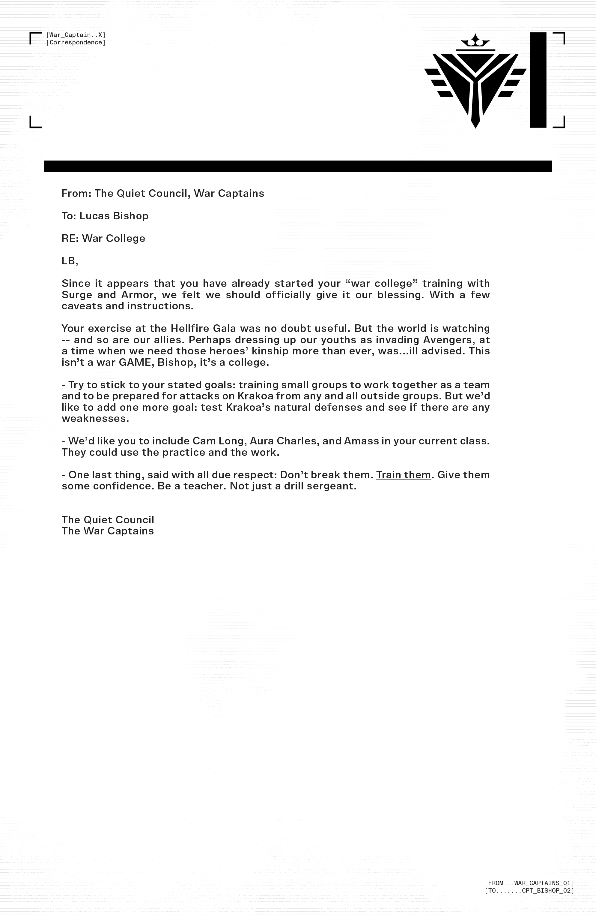 Read online Bishop: War College comic -  Issue #1 - 17