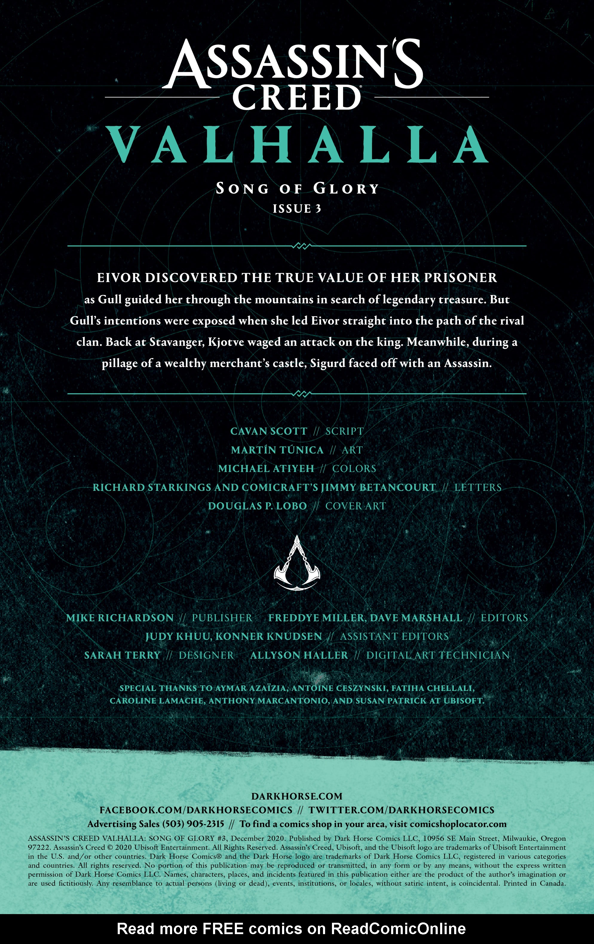Read online Assassin's Creed Valhalla: Song of Glory comic -  Issue #3 - 2