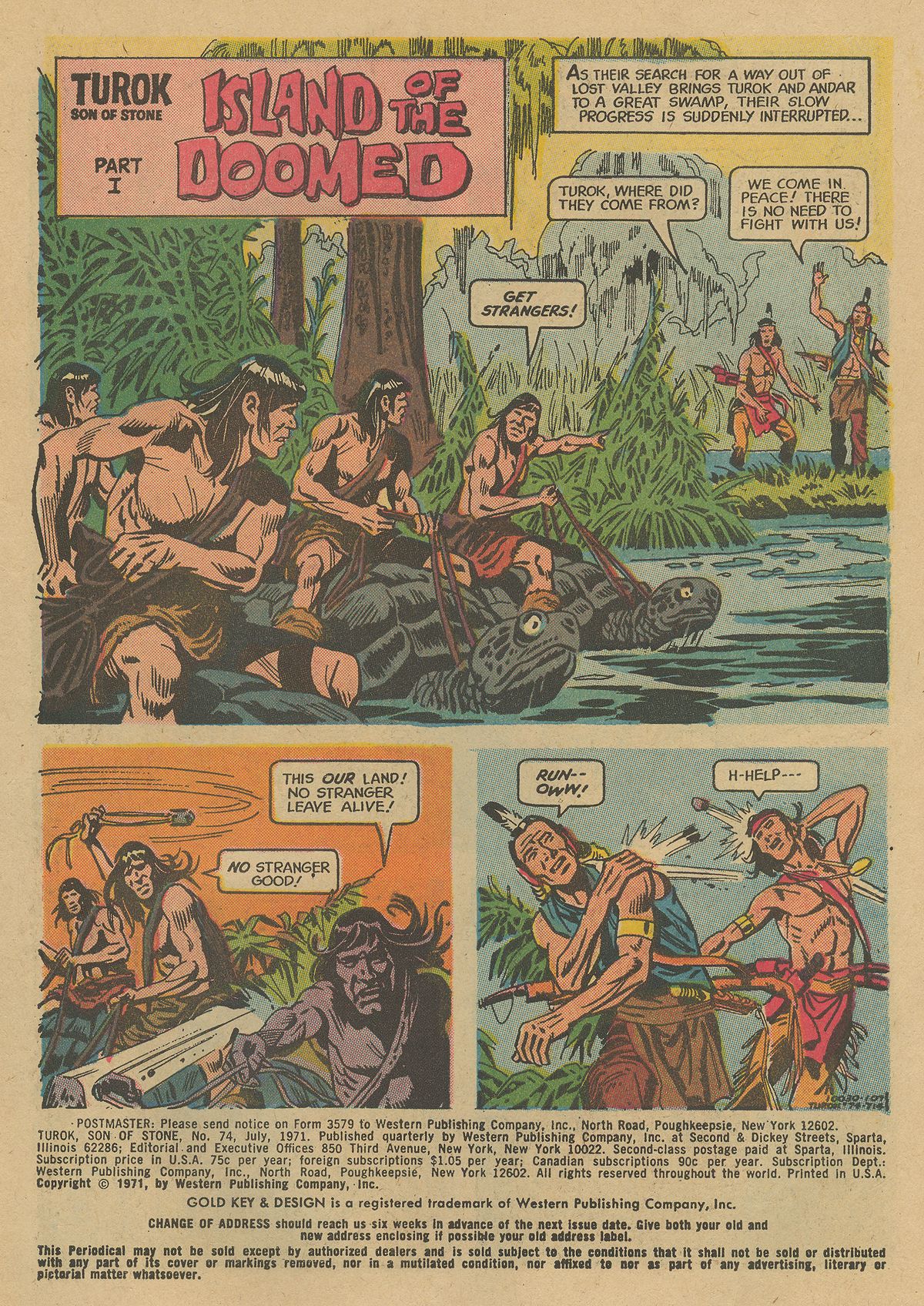 Read online Turok, Son of Stone comic -  Issue #74 - 3