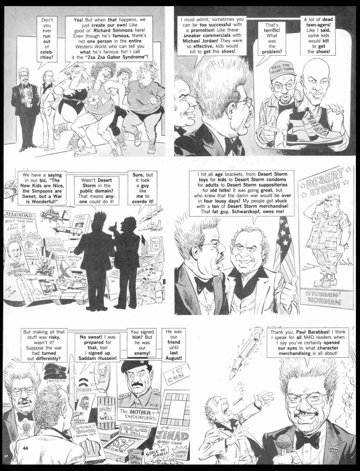 Read online MAD comic -  Issue #306 - 46