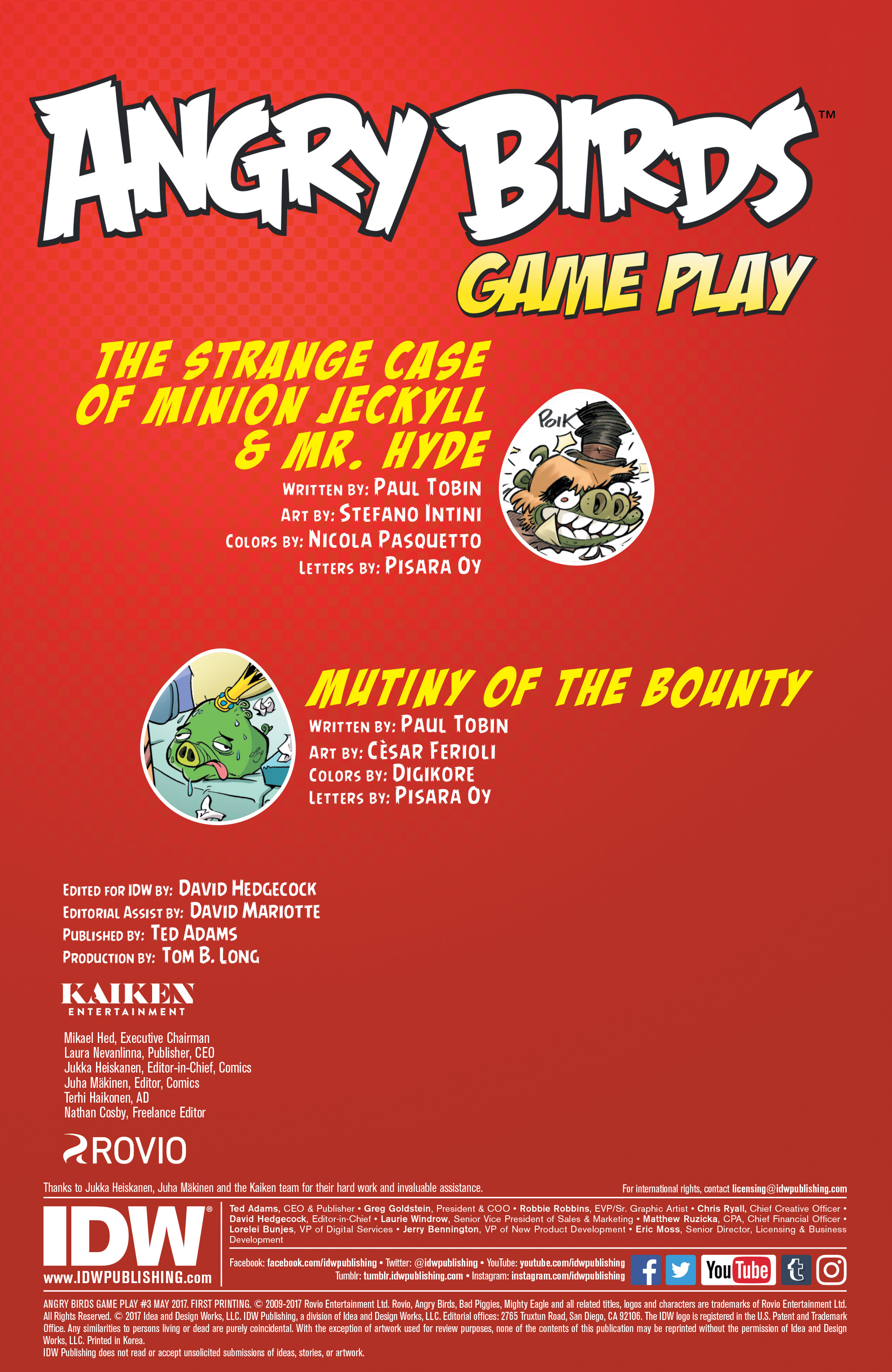 Read online Angry Birds Comics: Game Play comic -  Issue #3 - 2