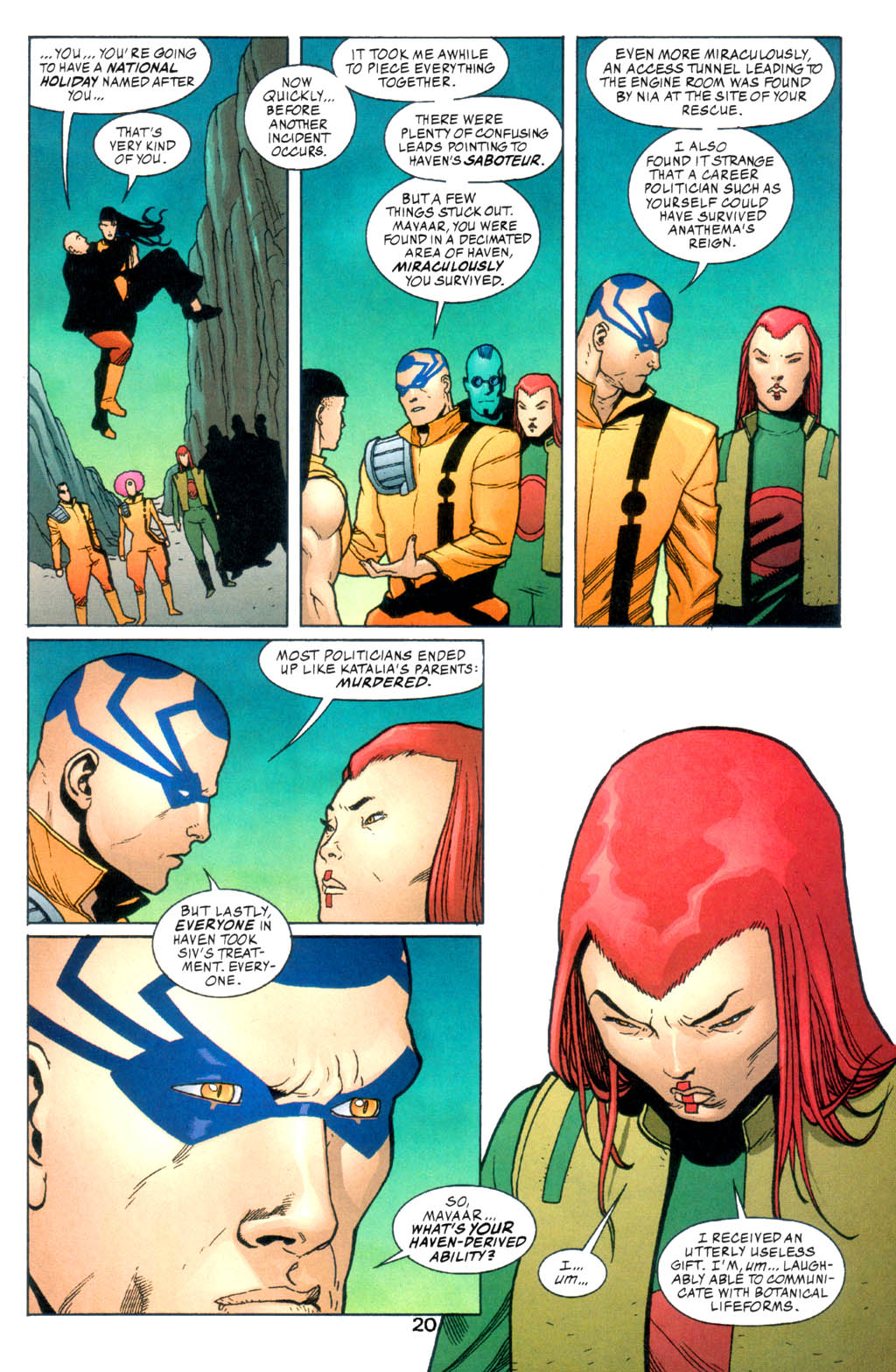Read online Haven: The Broken City comic -  Issue #9 - 21