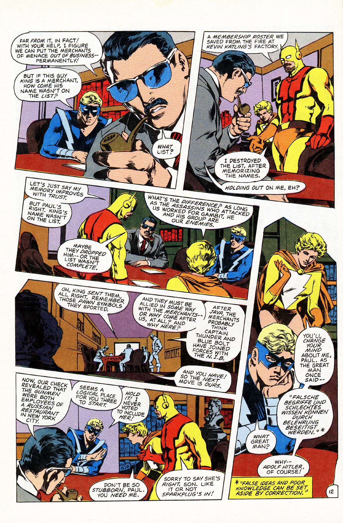 Read online Captain Thunder and Blue Bolt comic -  Issue #9 - 14