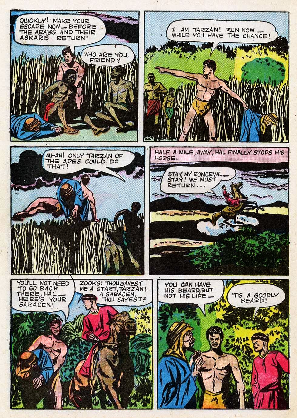 Read online Tarzan (1948) comic -  Issue #13 - 24
