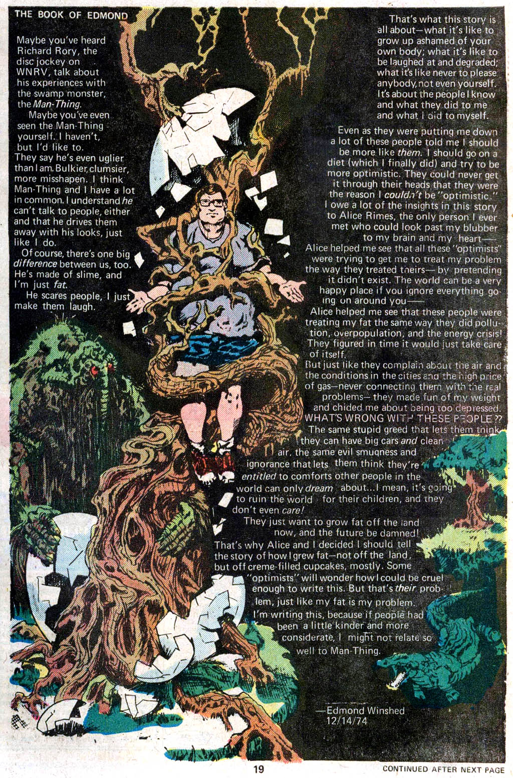 Read online Giant-Size Man-Thing comic -  Issue #4 - 16