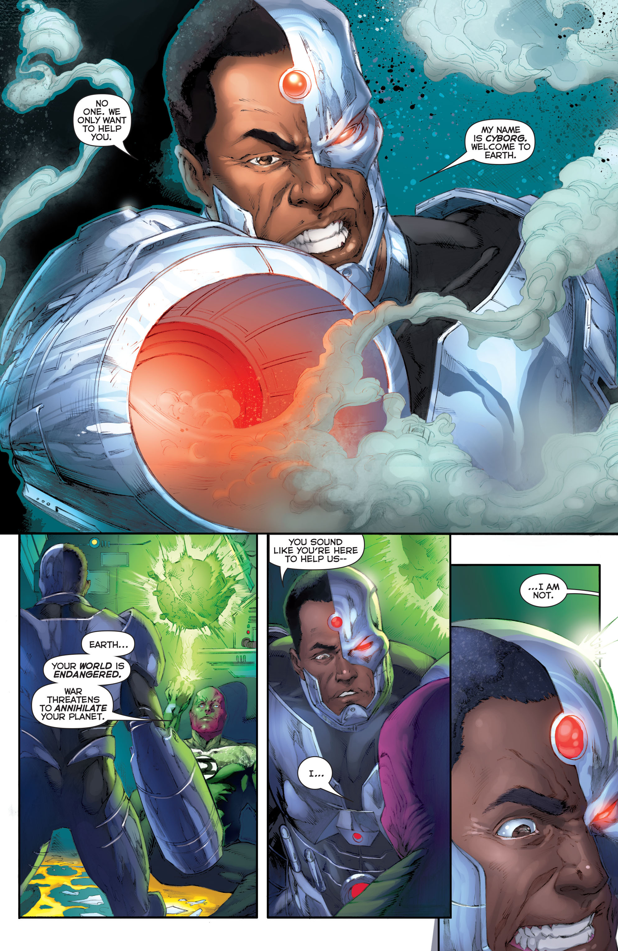 Read online Flashpoint: The World of Flashpoint Featuring Green Lantern comic -  Issue # Full - 33