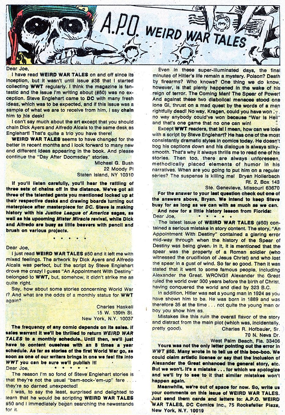 Read online Weird War Tales (1971) comic -  Issue #54 - 33