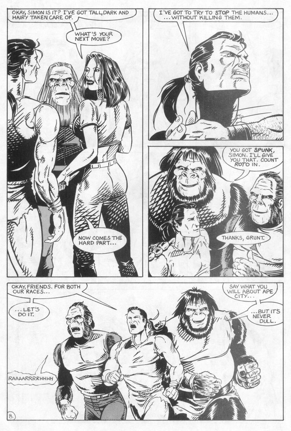 Read online Planet of the Apes (1990) comic -  Issue #24 - 10