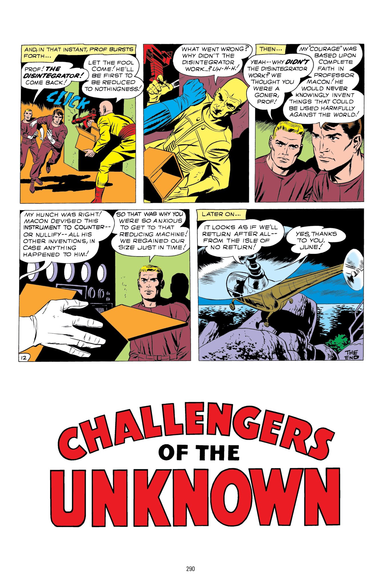 Read online Challengers of the Unknown by Jack Kirby comic -  Issue # TPB (Part 3) - 90