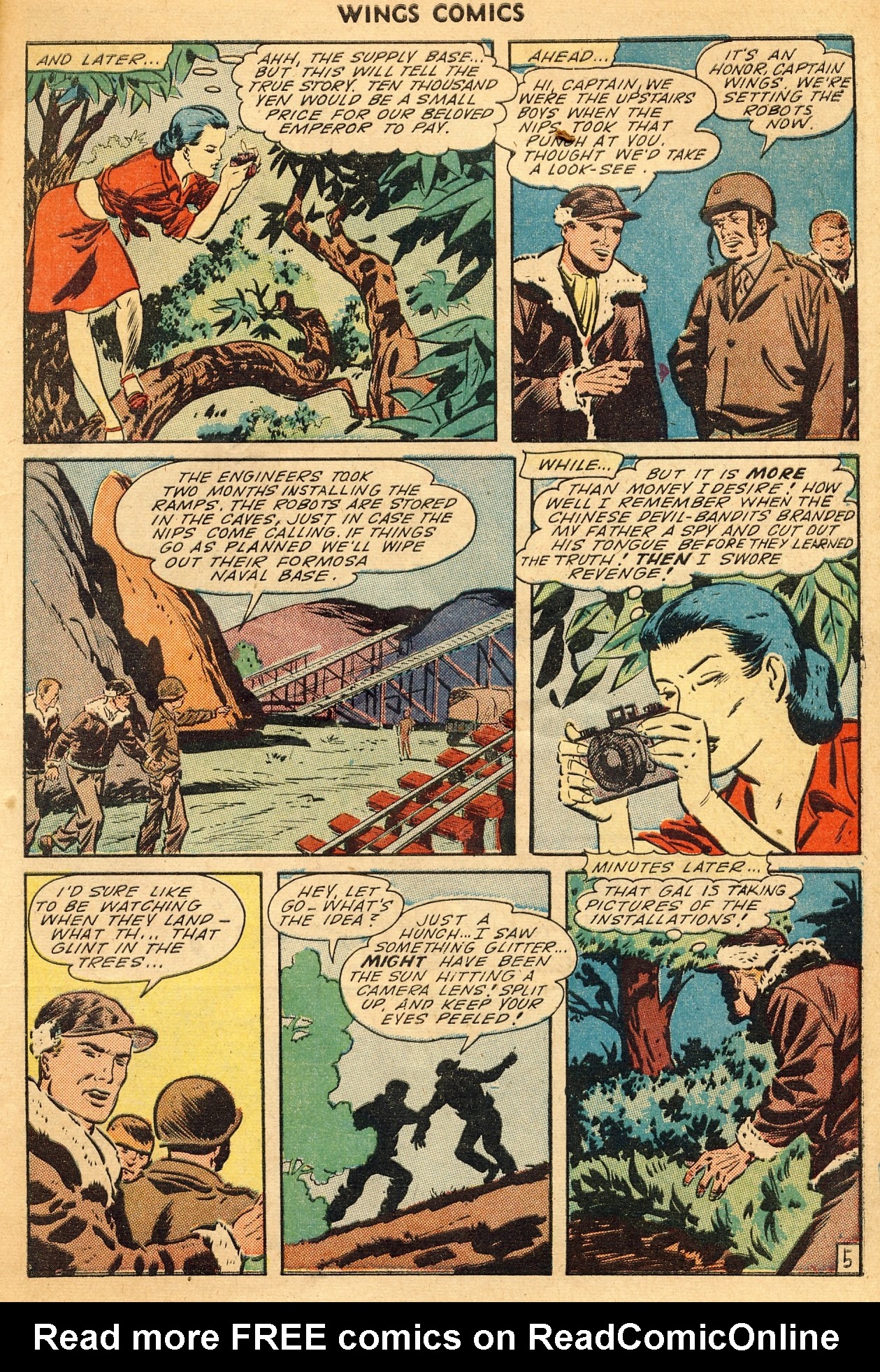 Read online Wings Comics comic -  Issue #54 - 7