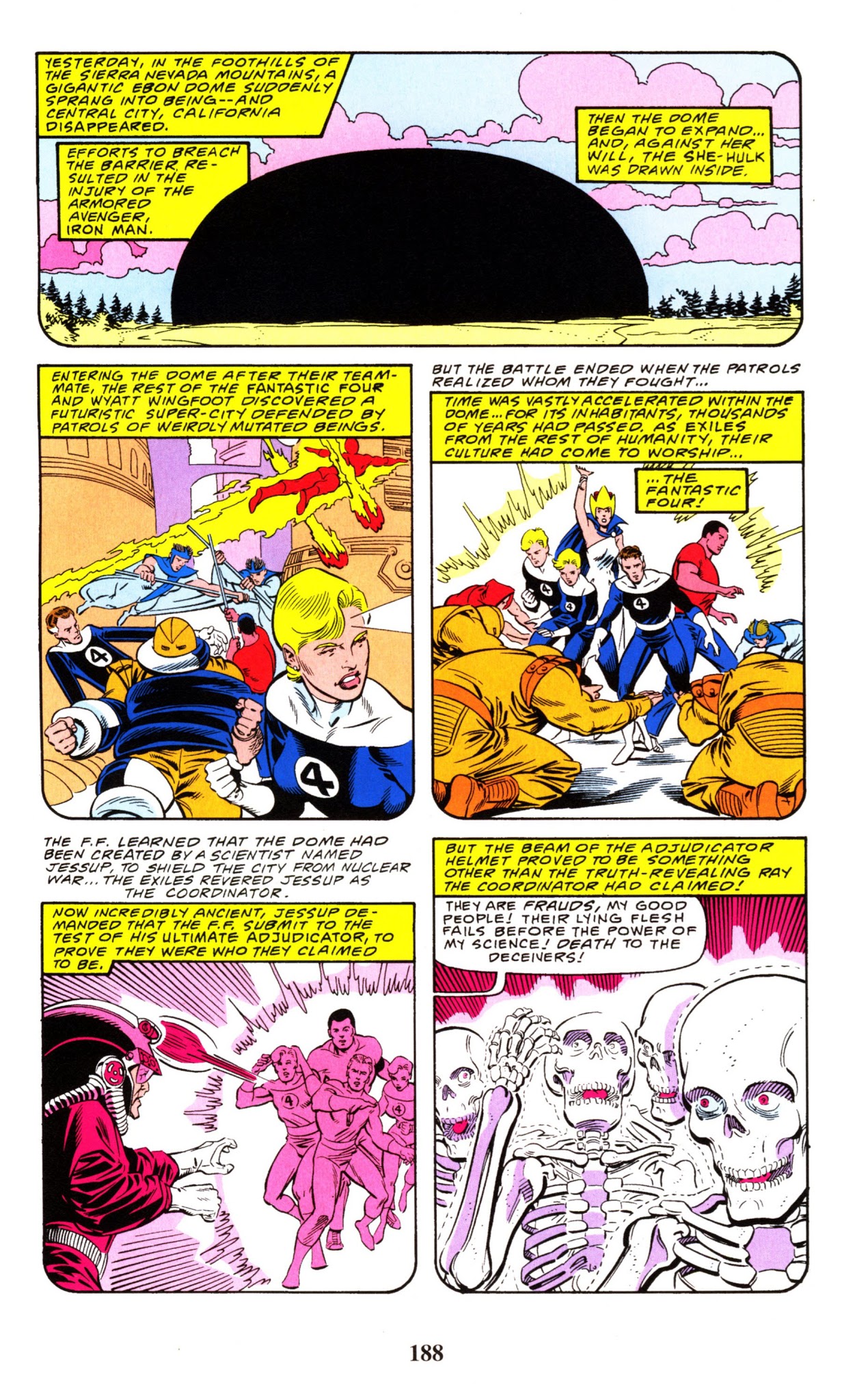 Read online Fantastic Four Visionaries: John Byrne comic -  Issue # TPB 8 - 188