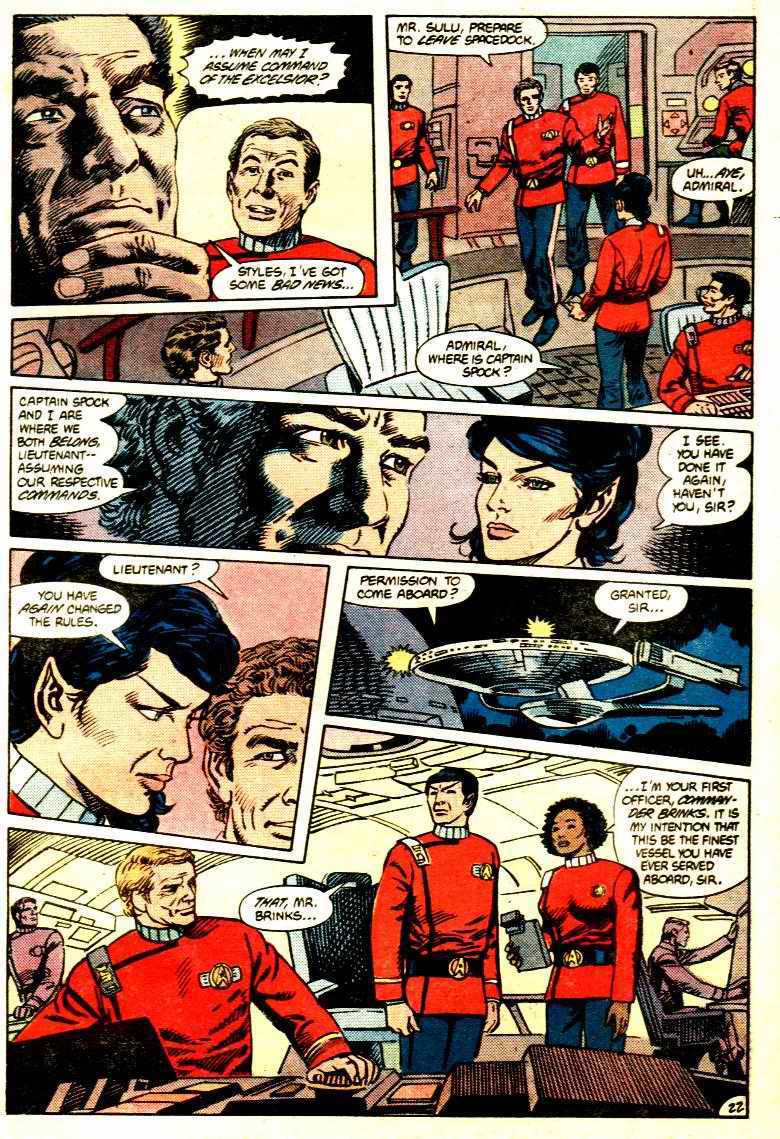 Read online Star Trek (1984) comic -  Issue #16 - 23