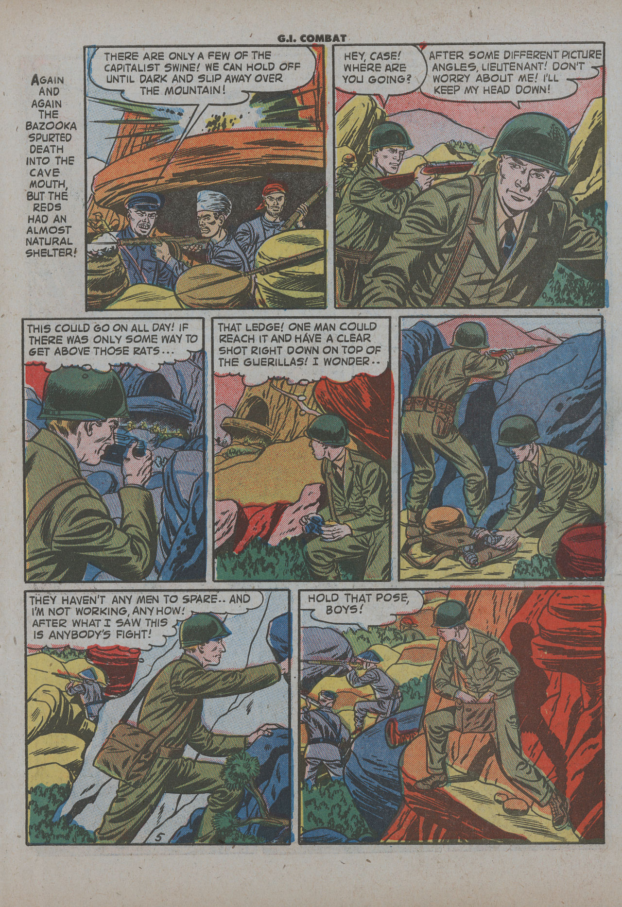 Read online G.I. Combat (1952) comic -  Issue #9 - 31