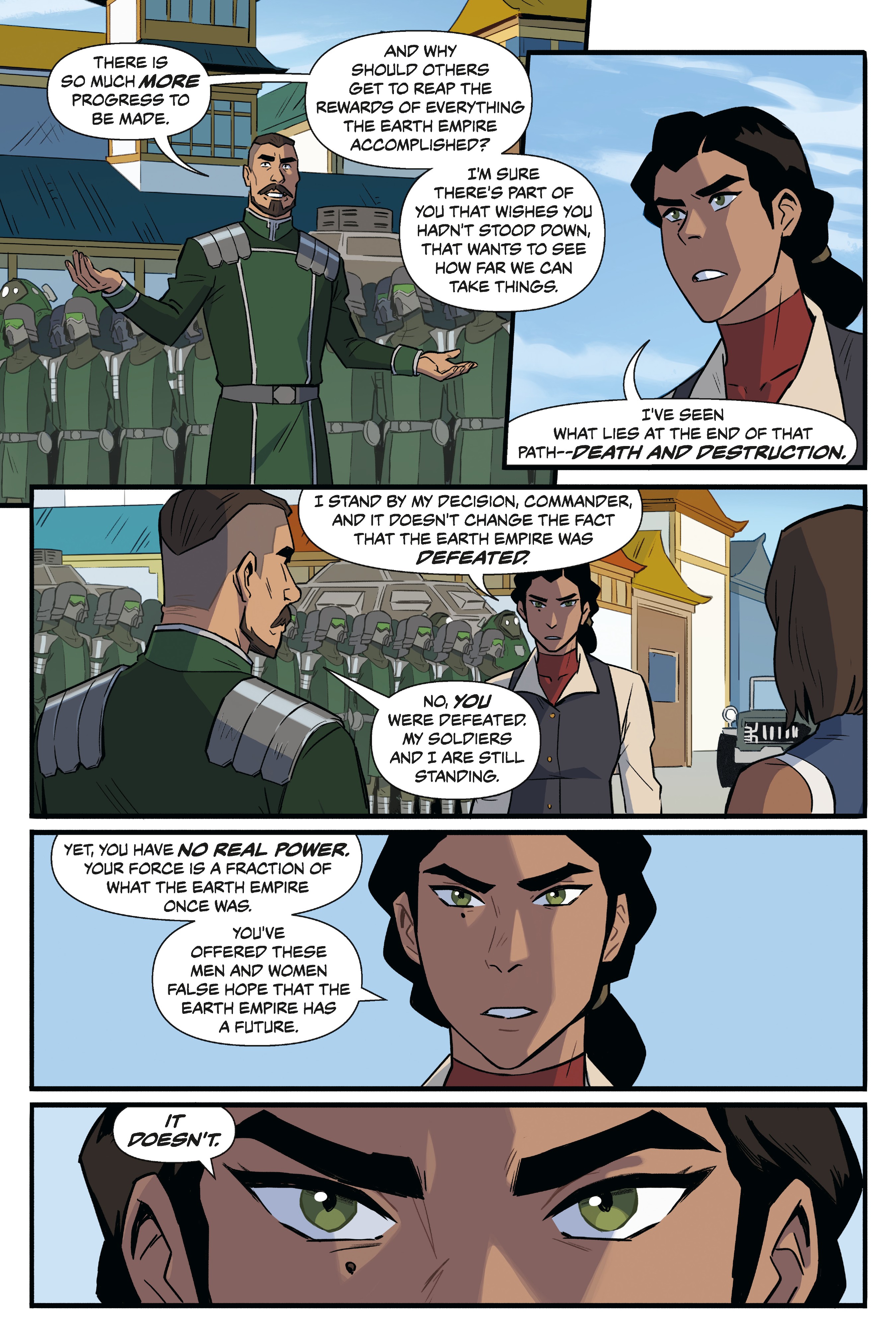 Read online Nickelodeon The Legend of Korra: Ruins of the Empire comic -  Issue # TPB 1 - 61