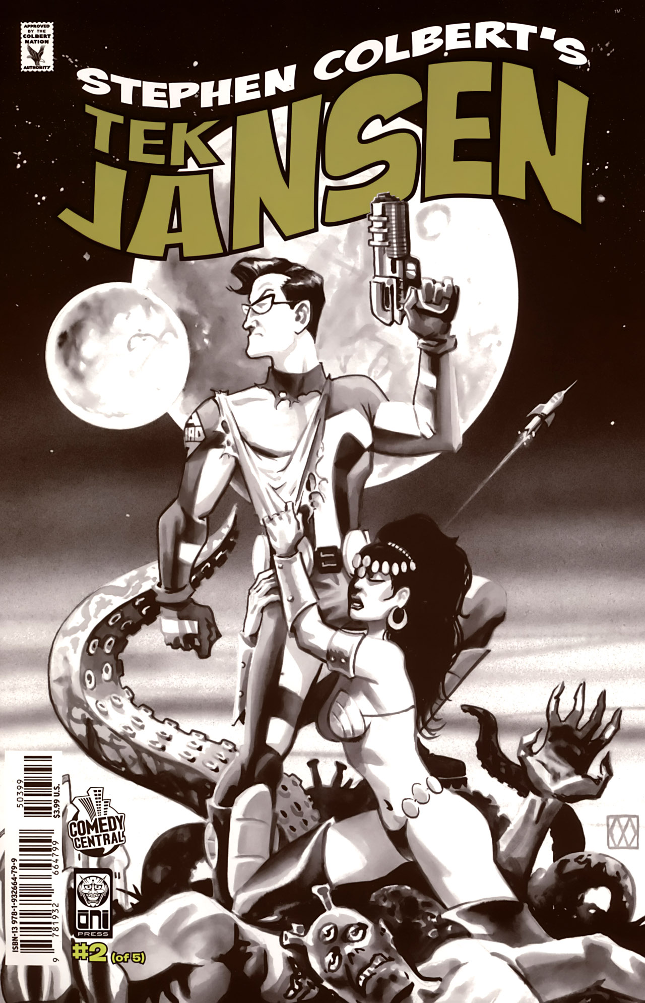 Read online Stephen Colbert's Tek Jansen comic -  Issue #2 - 1