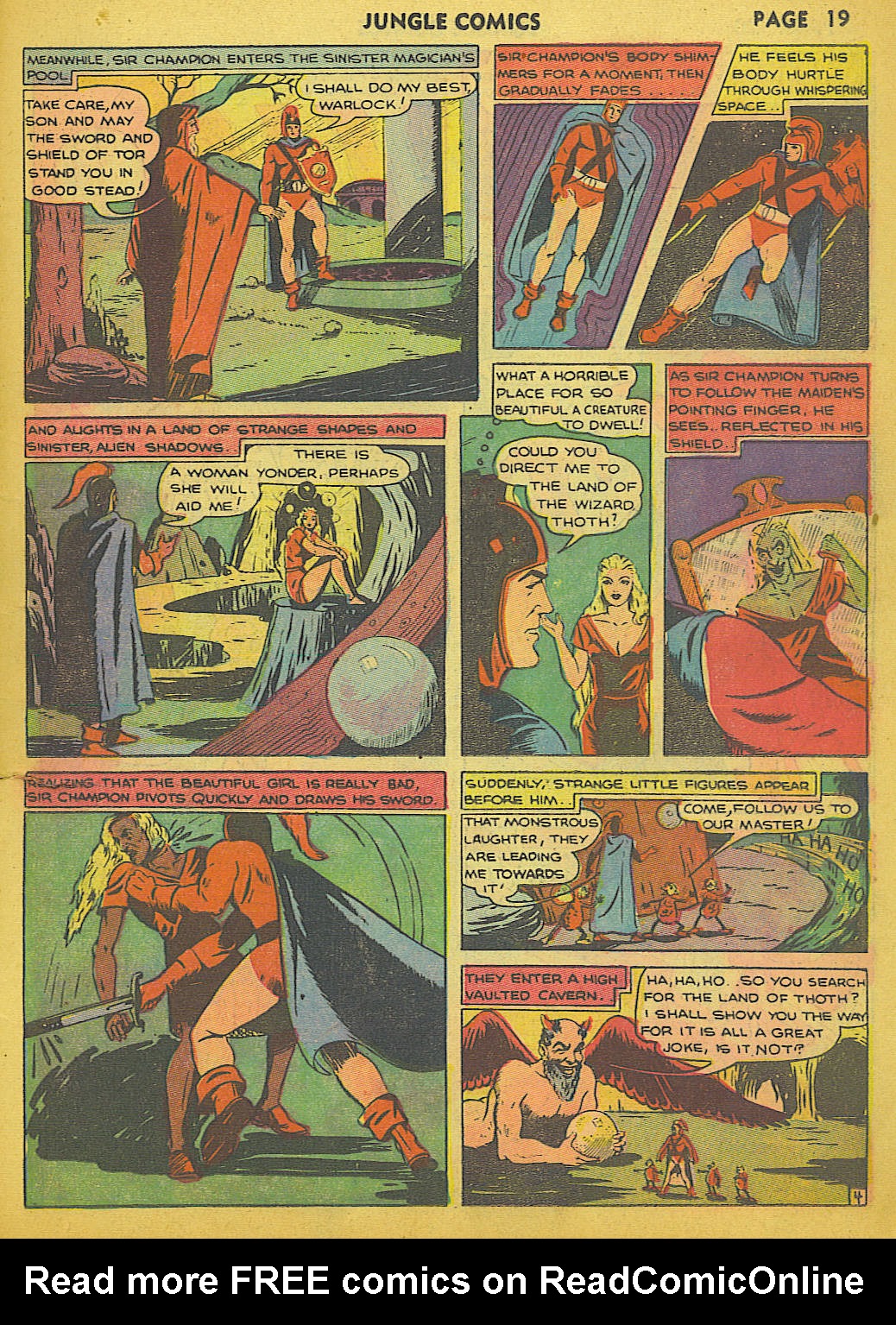 Read online Jungle Comics comic -  Issue #11 - 22