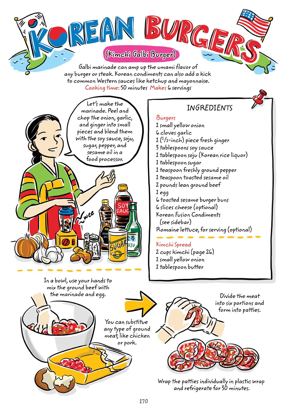 Read online Cook Korean! A Comic Book With Recipes comic -  Issue # TPB (Part 2) - 71