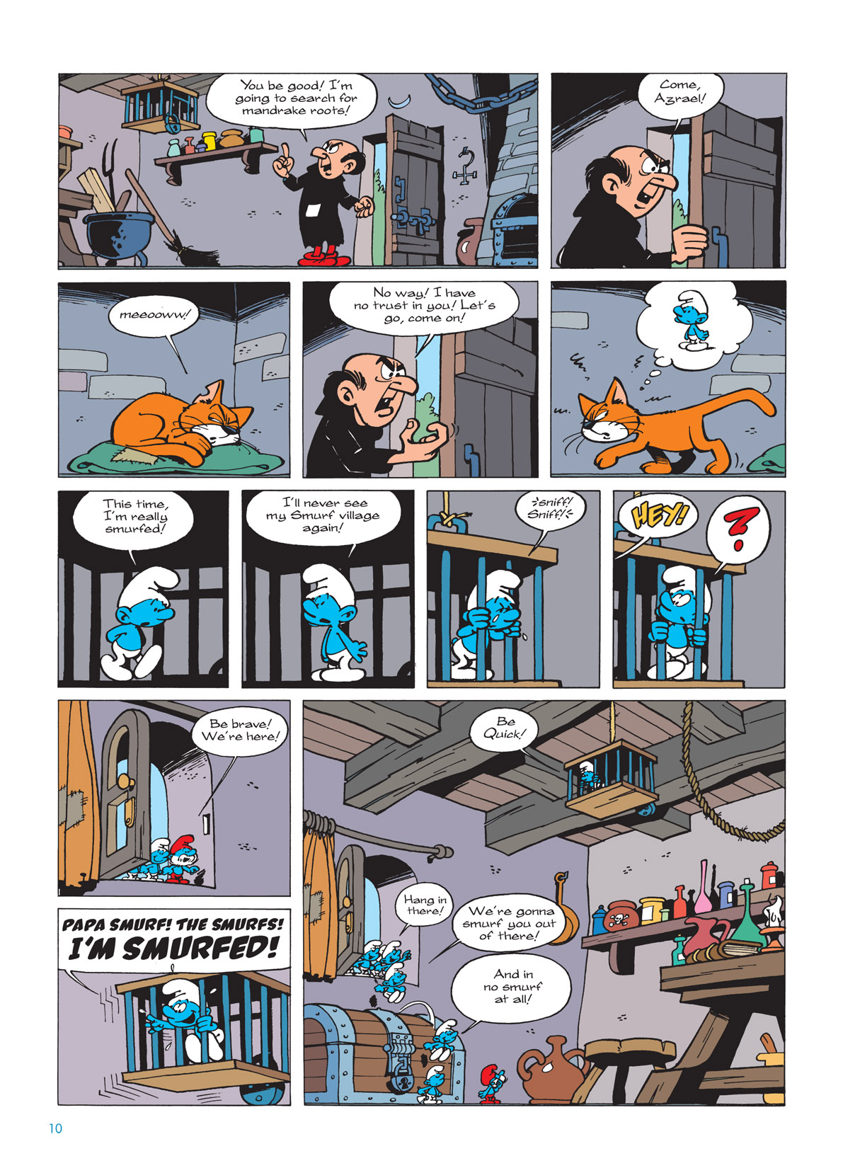 Read online The Smurfs comic -  Issue #9 - 10