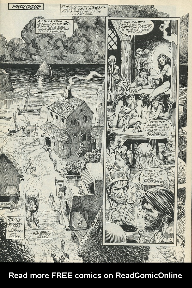 Read online The Savage Sword Of Conan comic -  Issue #184 - 3