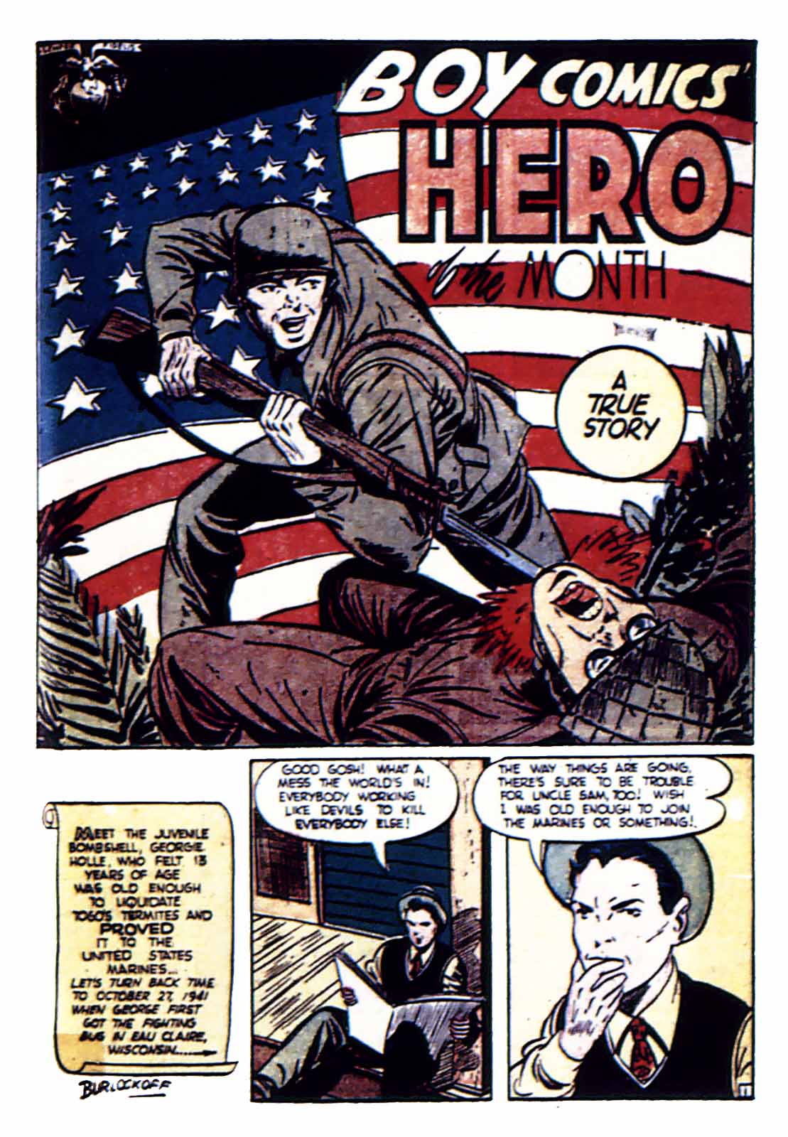 Read online Boy Comics comic -  Issue #11 - 35