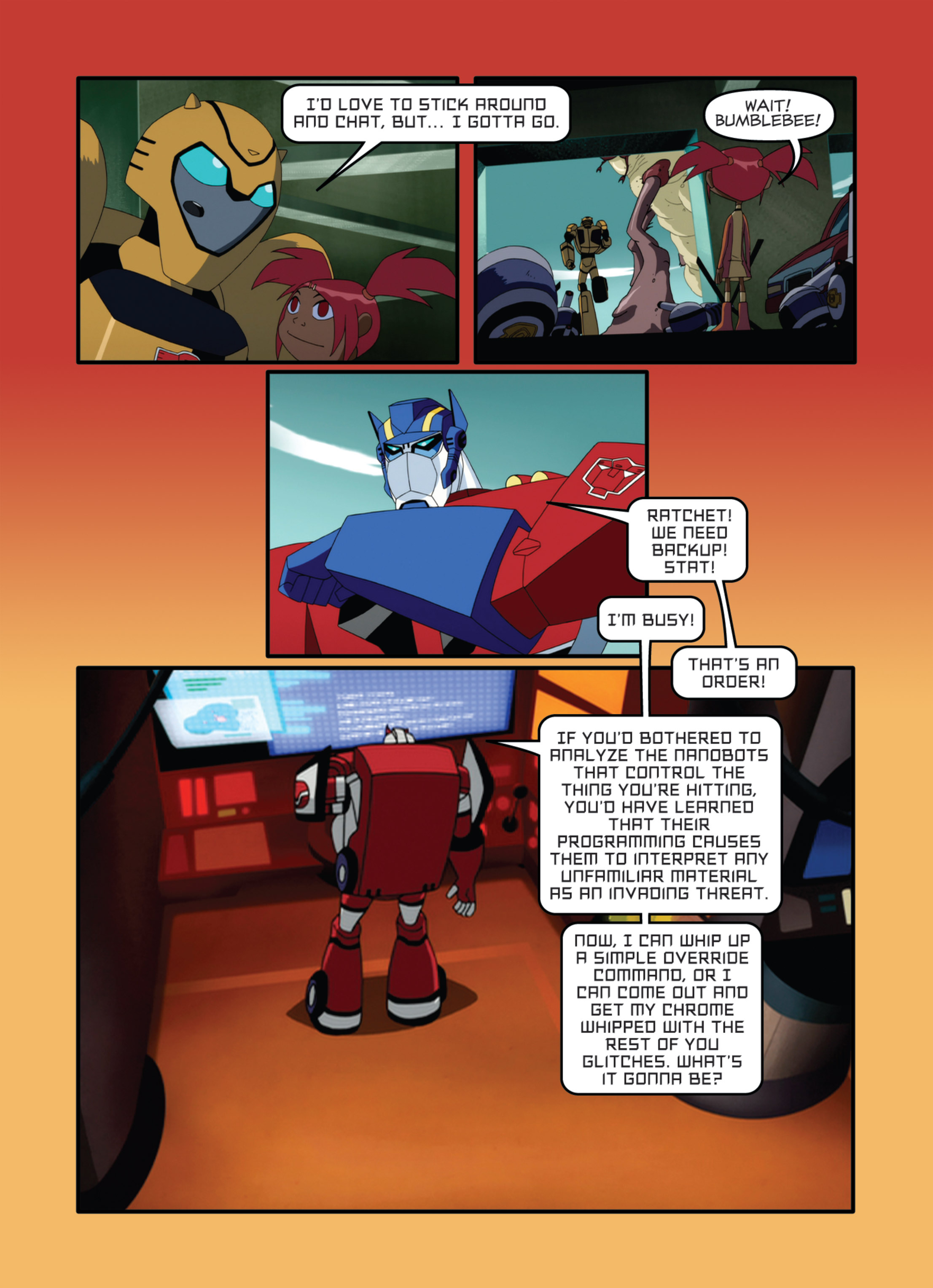Read online Transformers Animated comic -  Issue #1 - 66