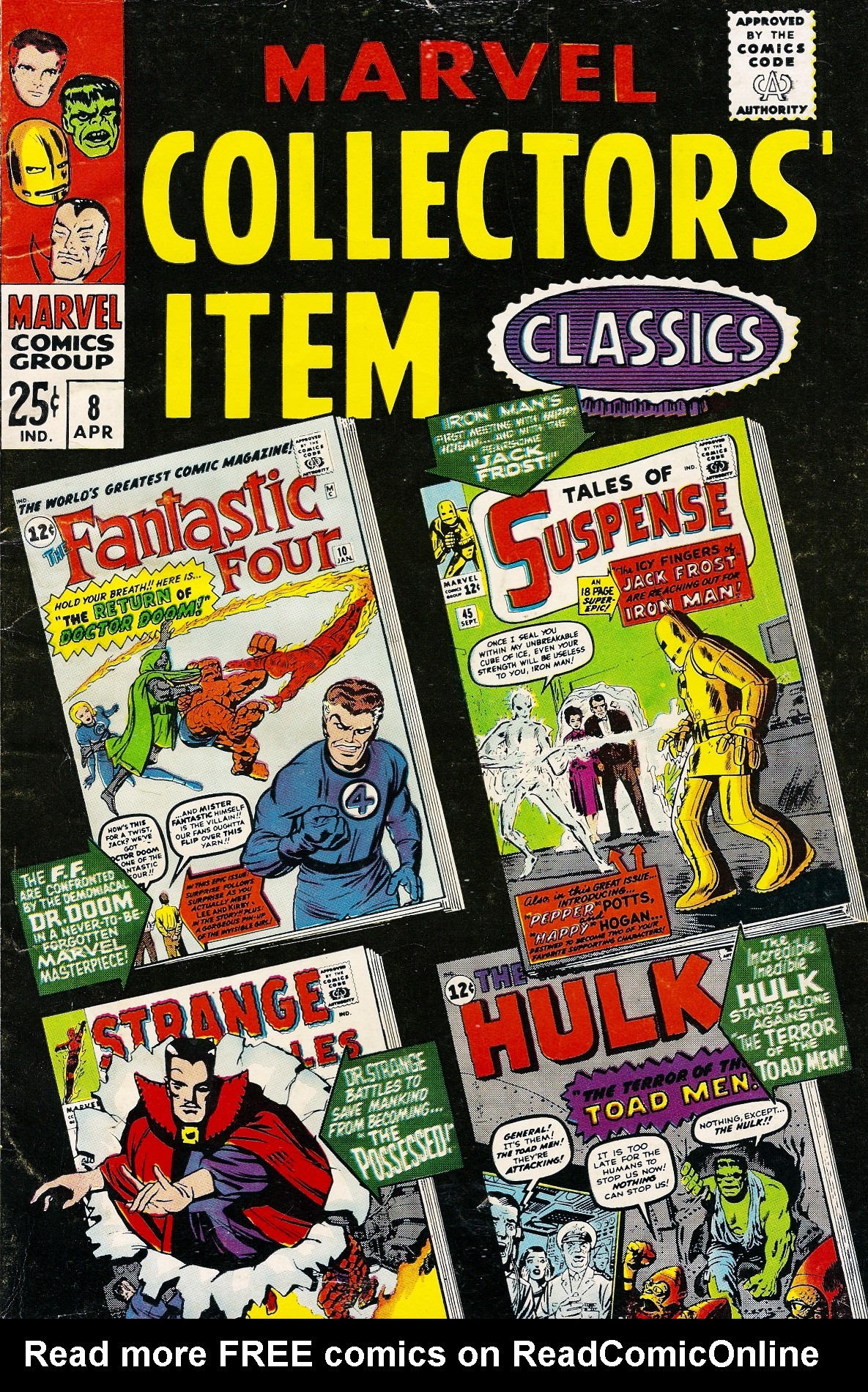 Read online Marvel Collectors' Item Classics comic -  Issue #8 - 1