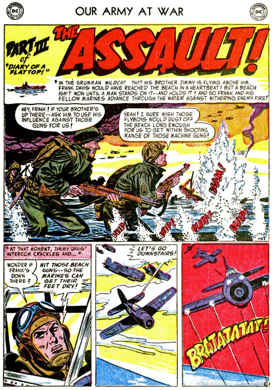 Read online Our Army at War (1952) comic -  Issue #21 - 17
