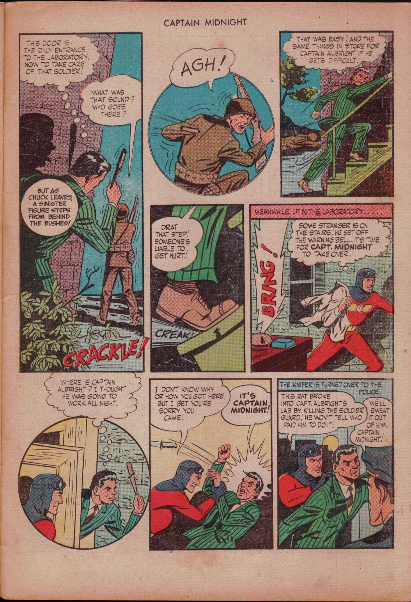 Read online Captain Midnight (1942) comic -  Issue #28 - 27