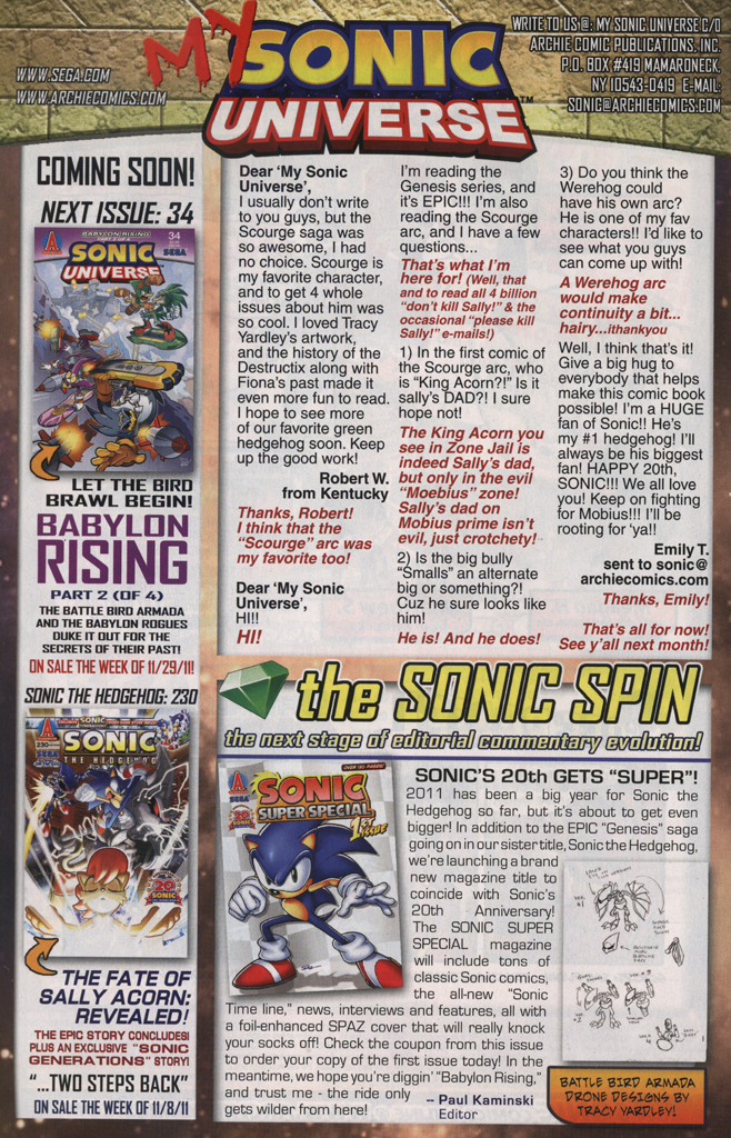 Read online Sonic Universe comic -  Issue #33 - 34