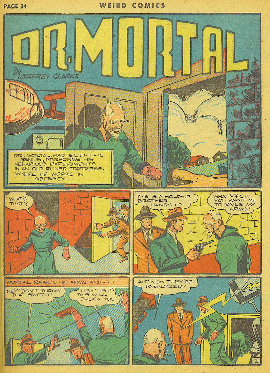 Read online Weird Comics comic -  Issue #11 - 34