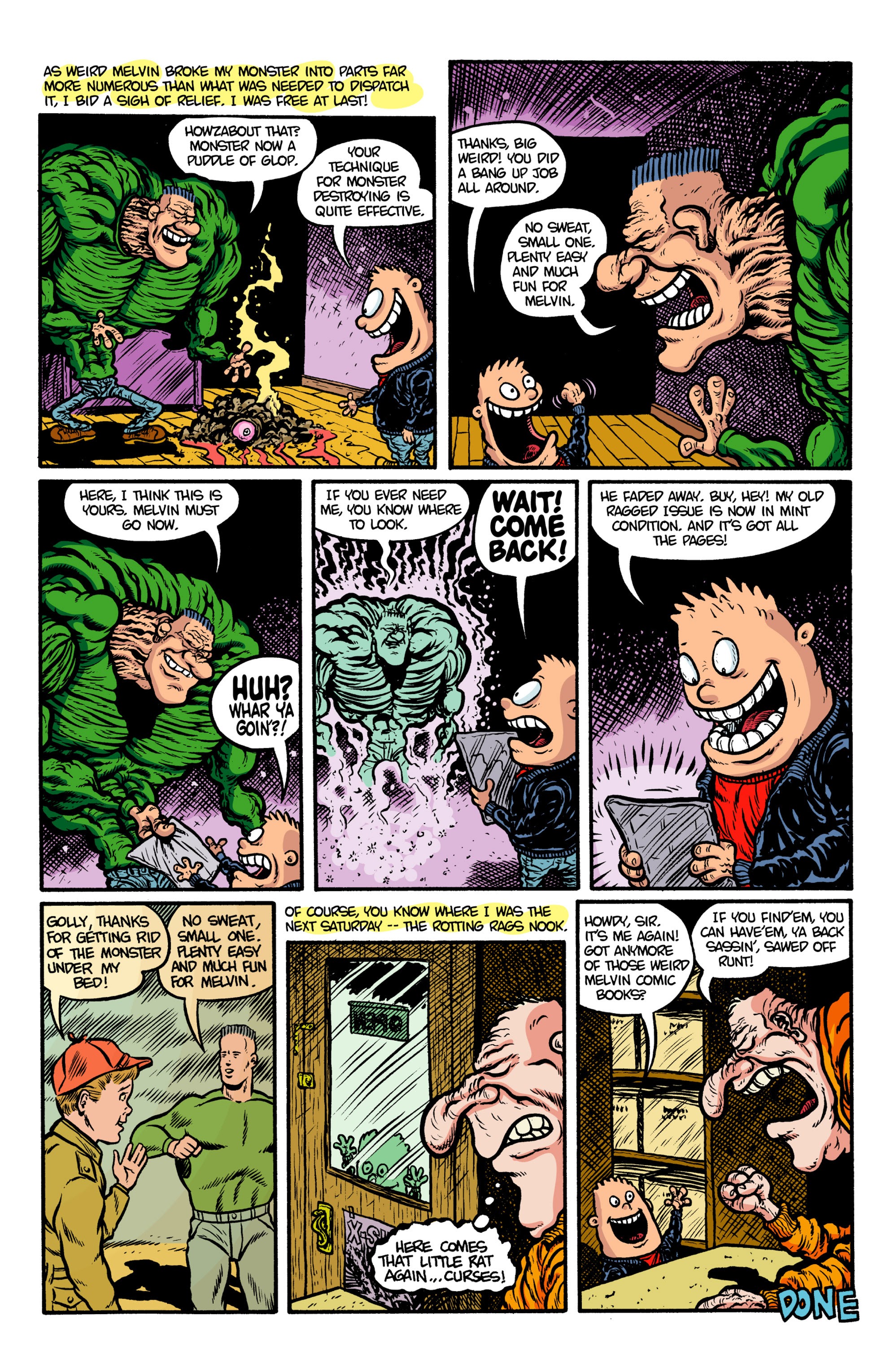 Read online Weird Melvin comic -  Issue #5 - 13