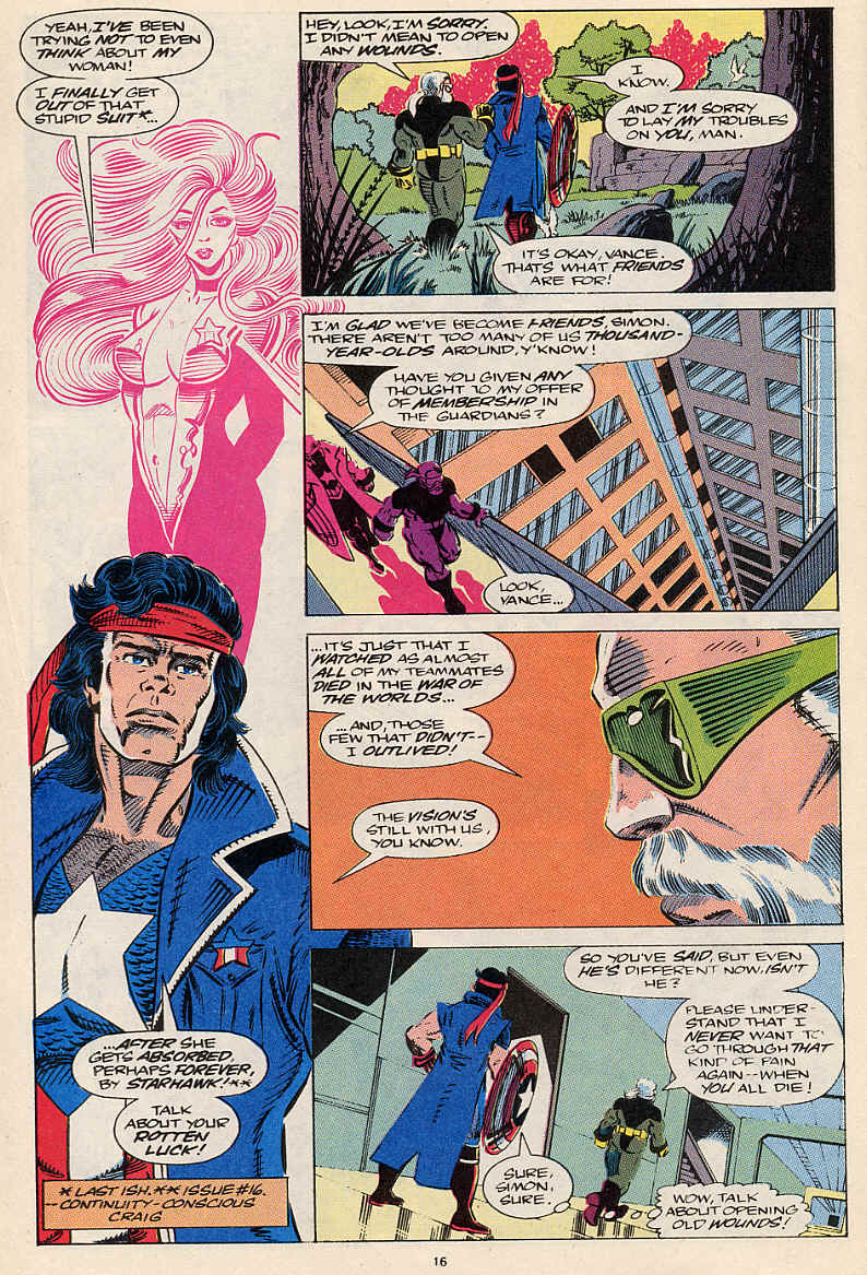 Read online Guardians of the Galaxy (1990) comic -  Issue #21 - 13