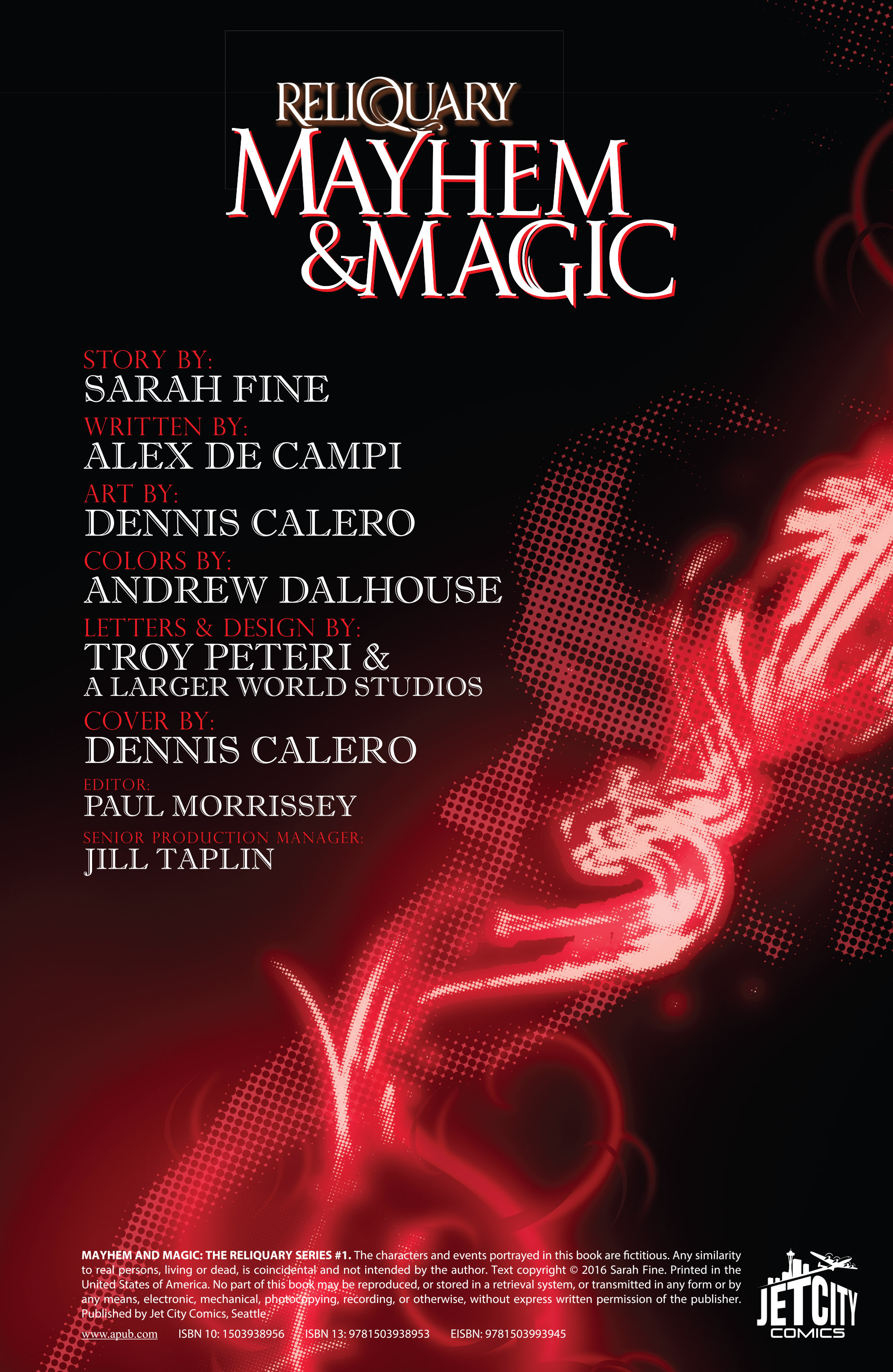 Read online Mayhem and Magic (The Reliquary Series) comic -  Issue #1 - 2