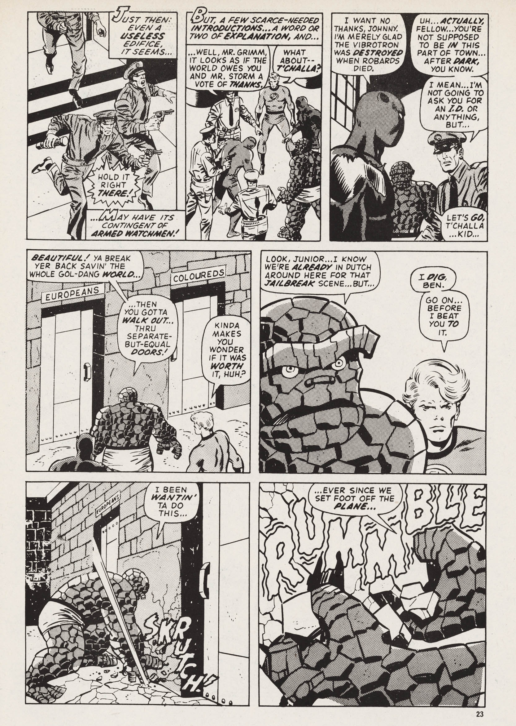 Read online Captain Britain (1976) comic -  Issue #21 - 23
