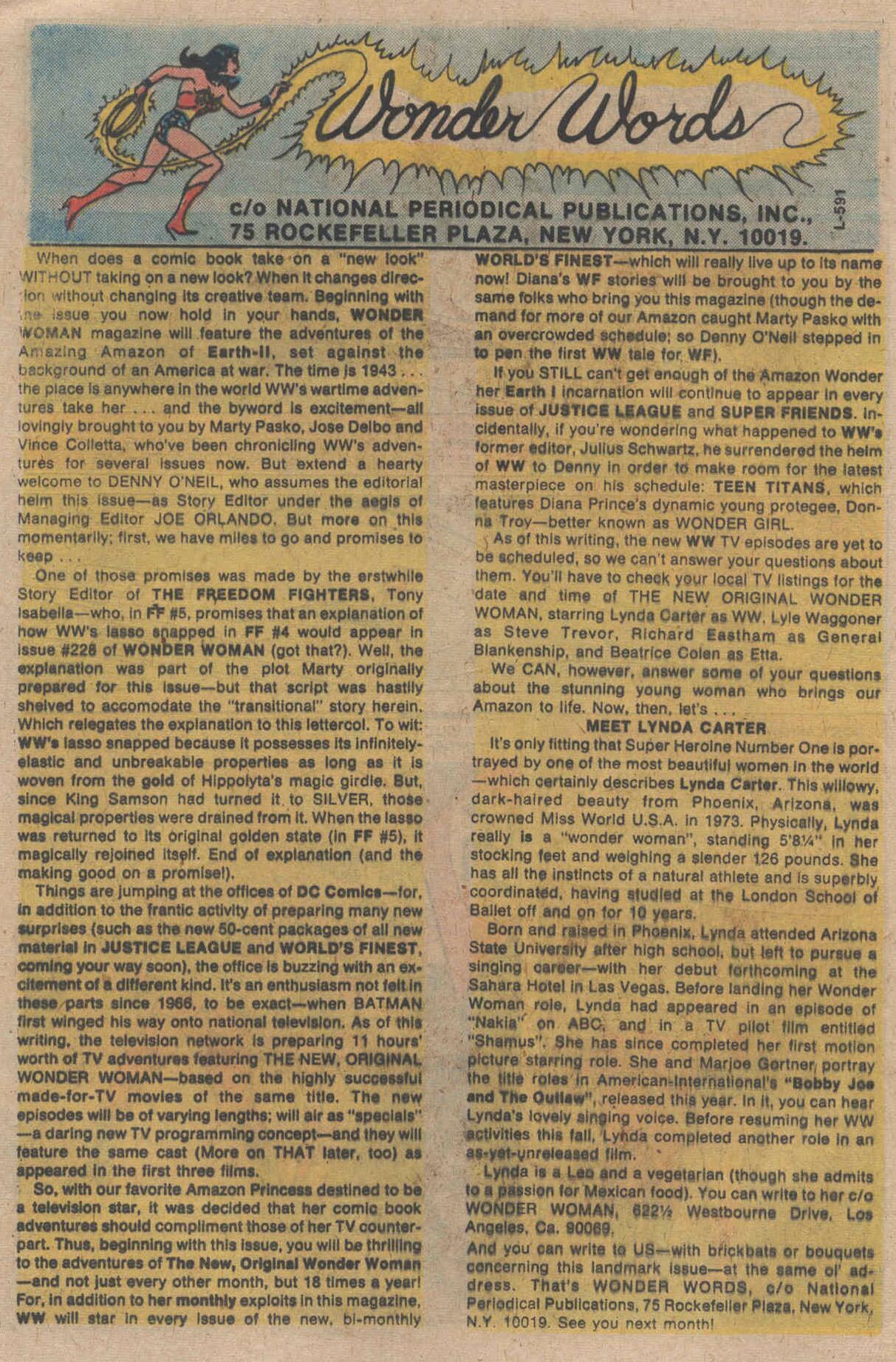 Read online Wonder Woman (1942) comic -  Issue #228 - 31