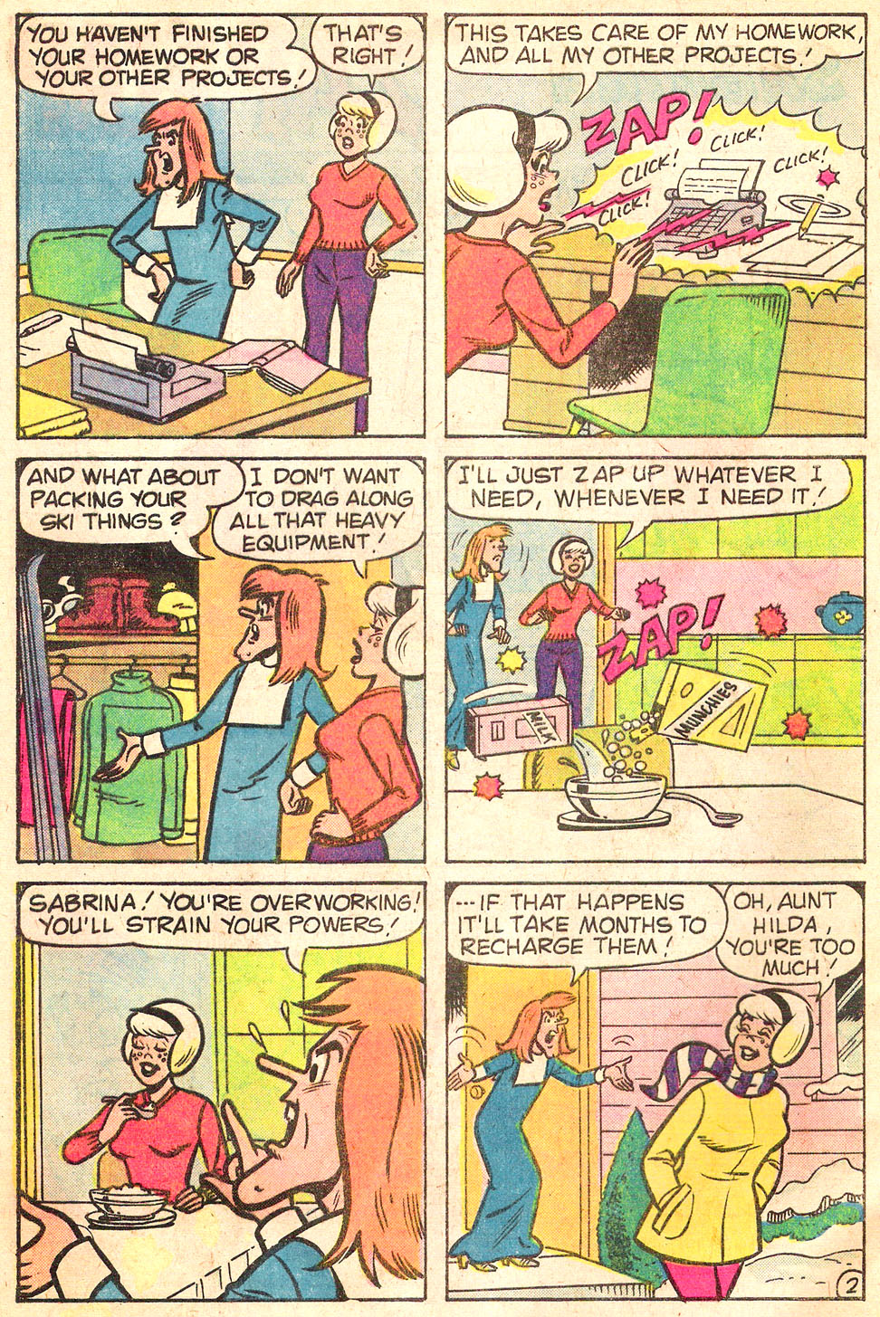 Read online Sabrina The Teenage Witch (1971) comic -  Issue #66 - 4