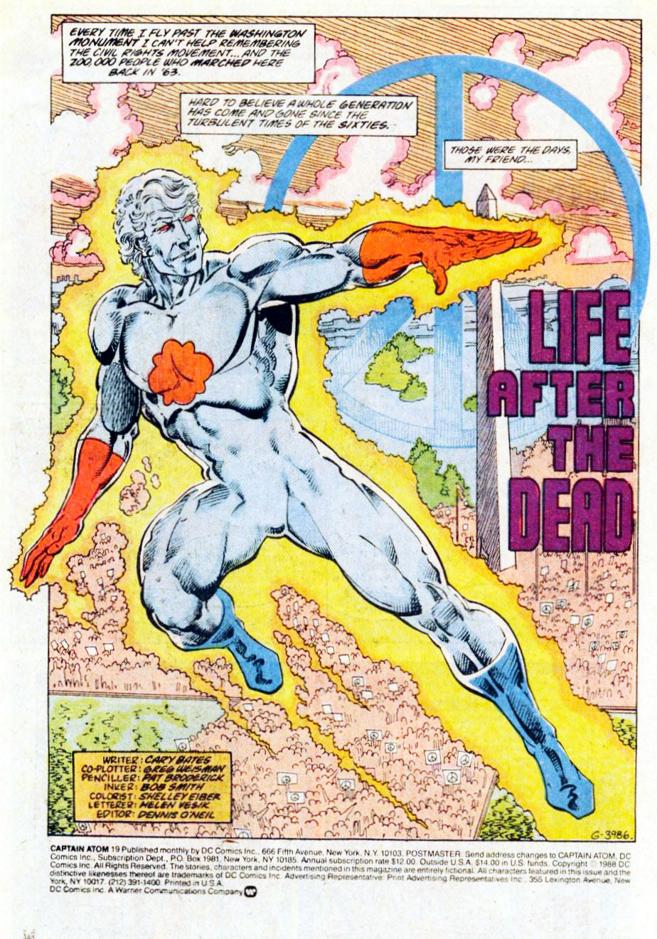 Read online Captain Atom (1987) comic -  Issue #19 - 2