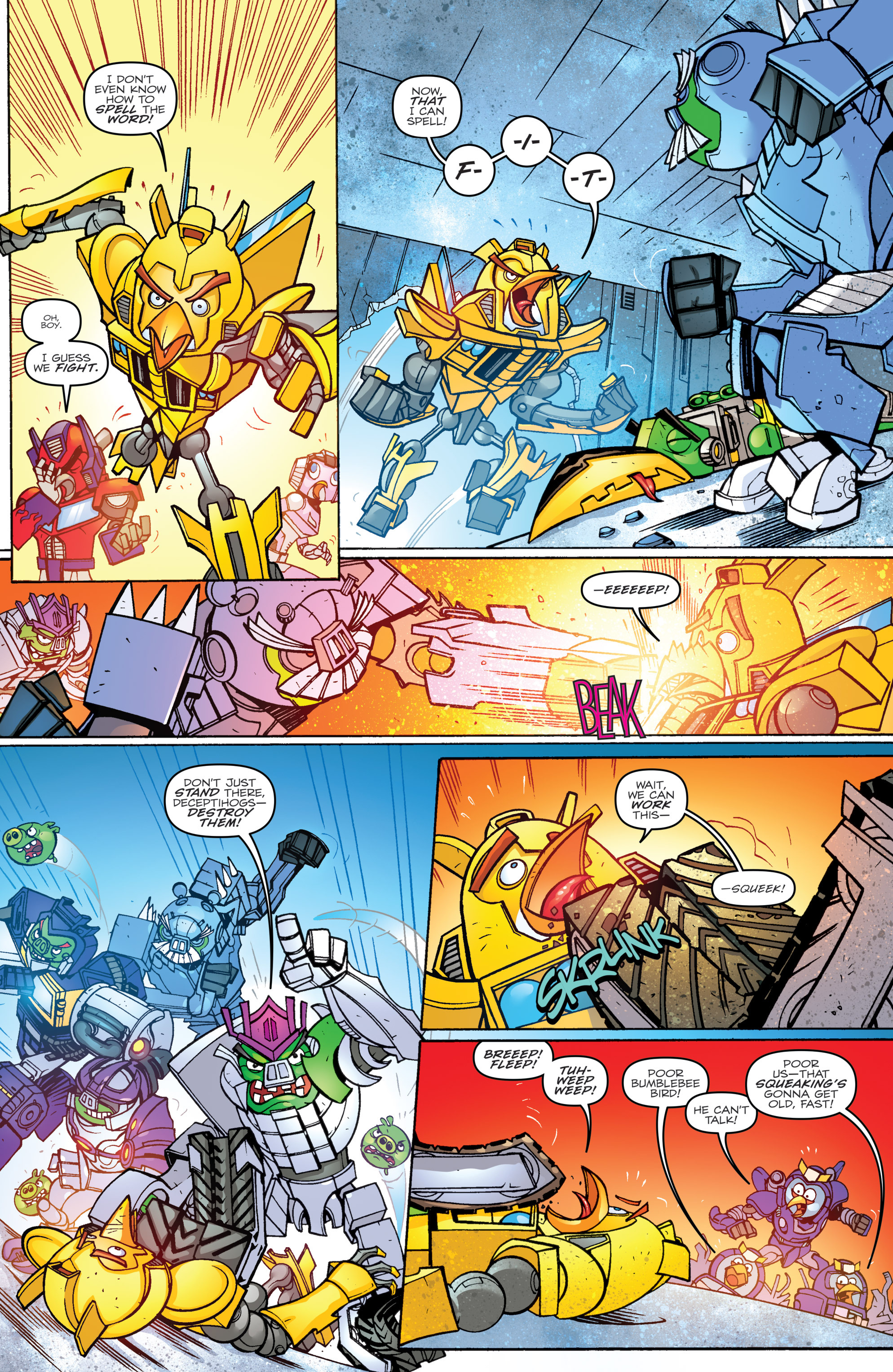 Read online Angry Birds Transformers comic -  Issue #2 - 18