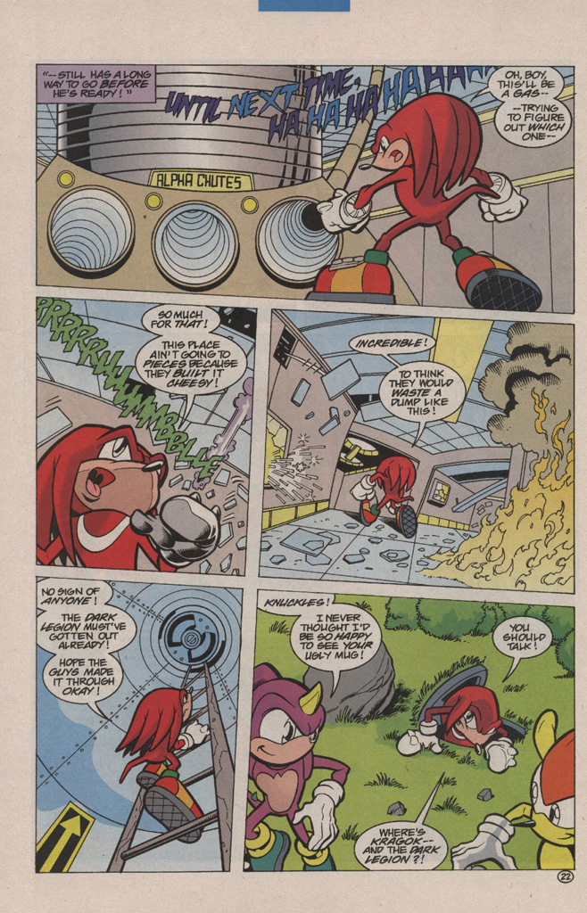 Read online Knuckles the Echidna comic -  Issue #3 - 30