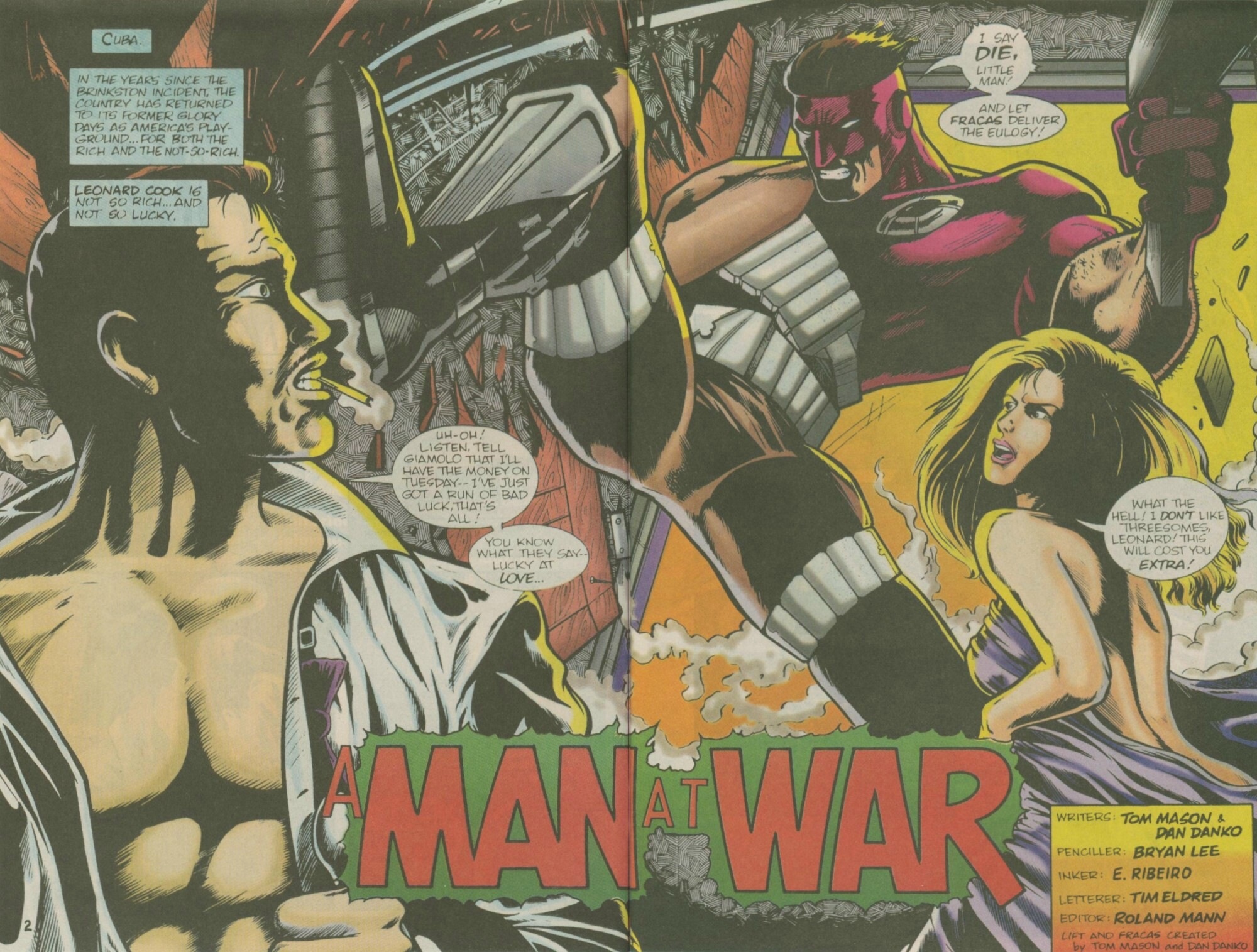 Read online Man of War comic -  Issue #1 - 4