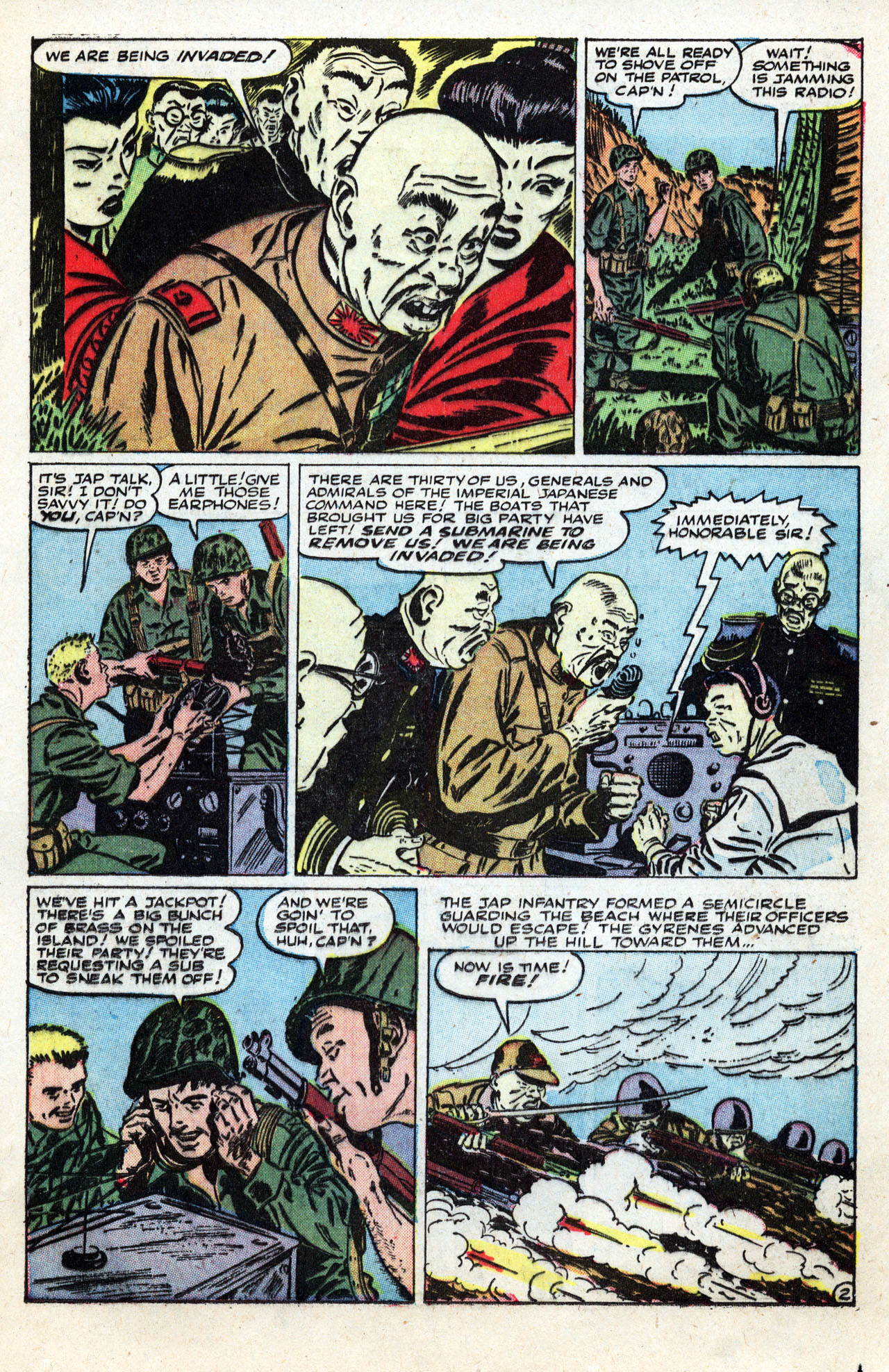 Read online Marines in Battle comic -  Issue #12 - 17