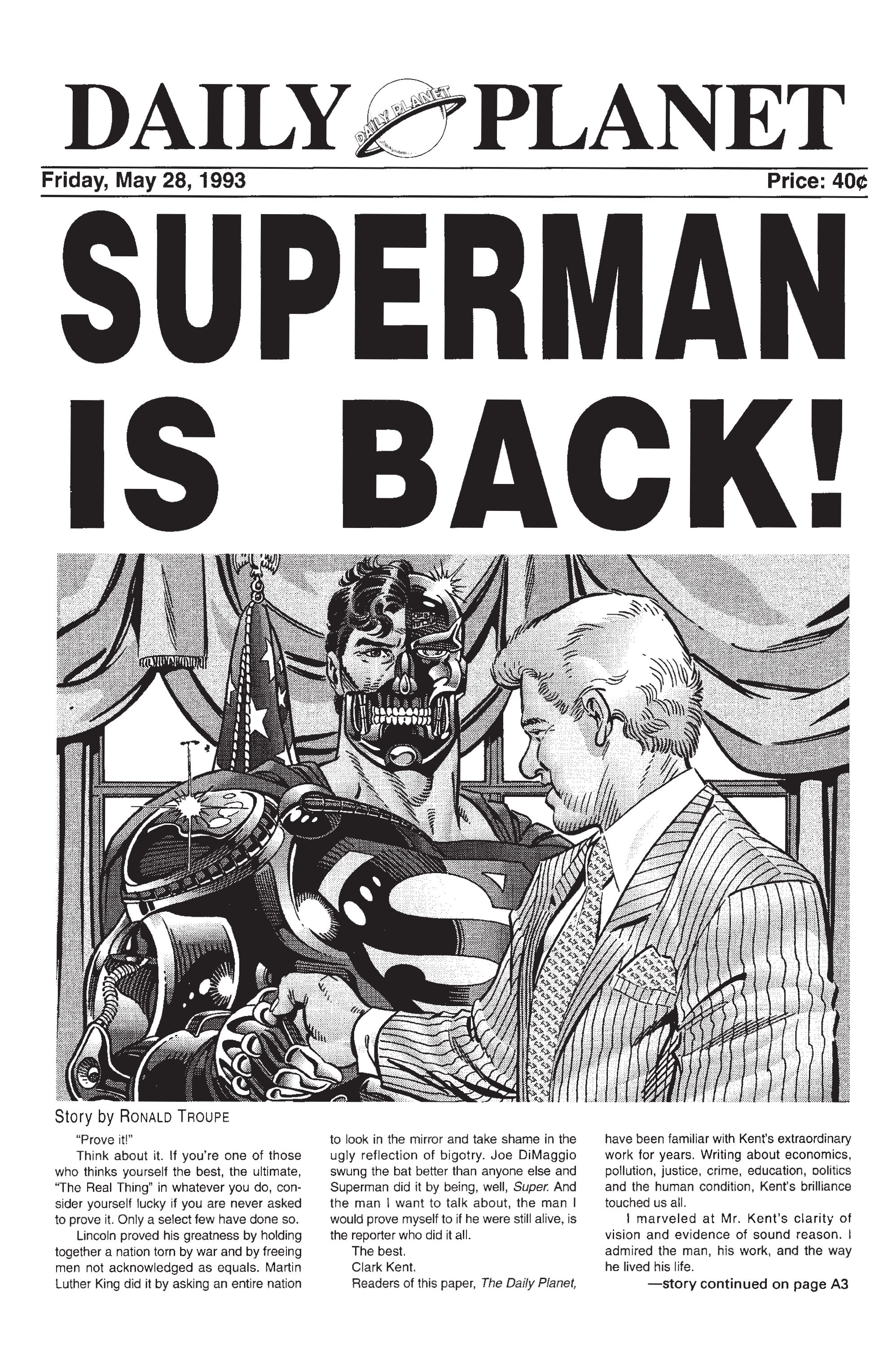 Read online Superman: The Death and Return of Superman Omnibus comic -  Issue # TPB (Part 8) - 82