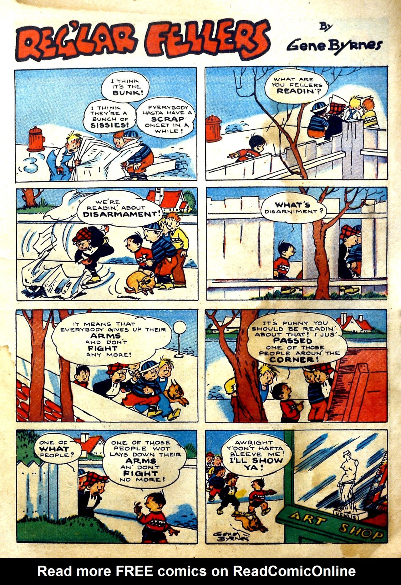 Read online Reg'lar Fellers Heroic Comics comic -  Issue #1 - 24